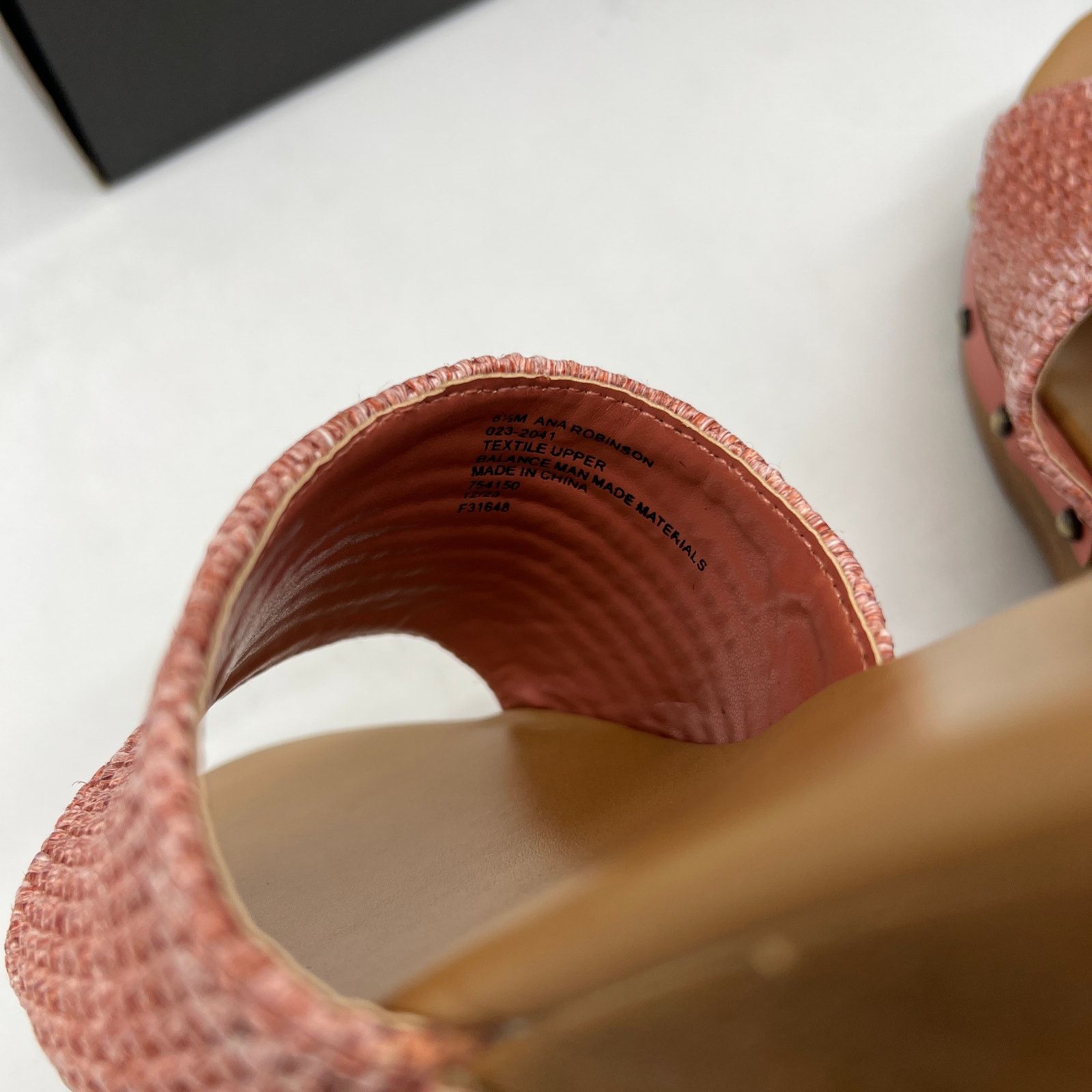 Other a.n.a Womens Robinson Heeled Sandals Terracotta Size US 8.5 / IT 38.5 - 8 Thumbnail