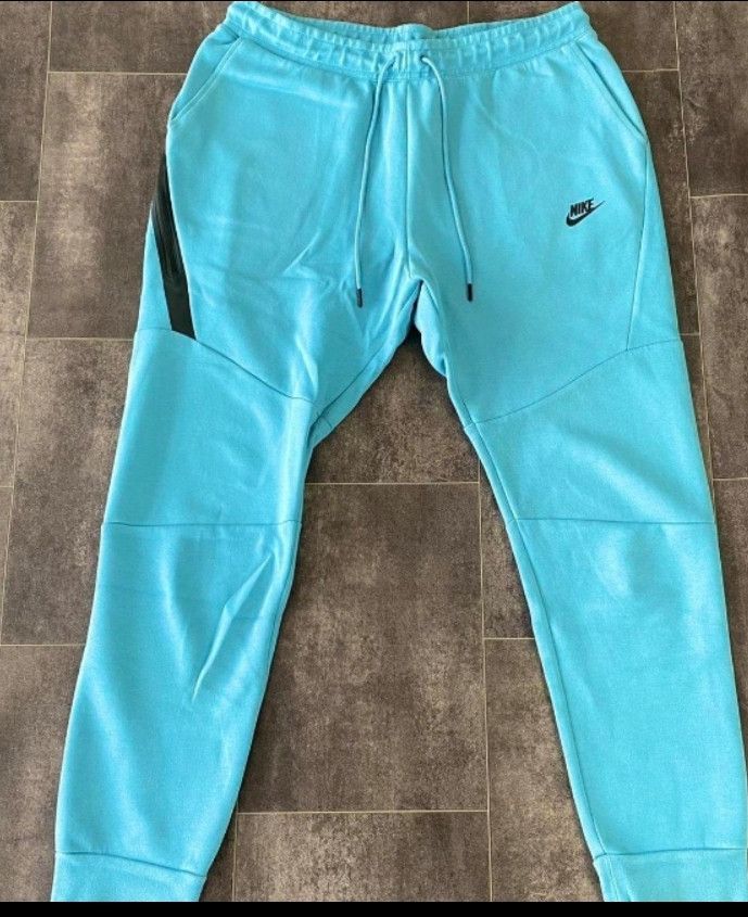 Nike Nike Tech Fleece Joggers - Baby Blue-2nd season(2019) Size US 32 / EU 48 - 1 Thumbnail