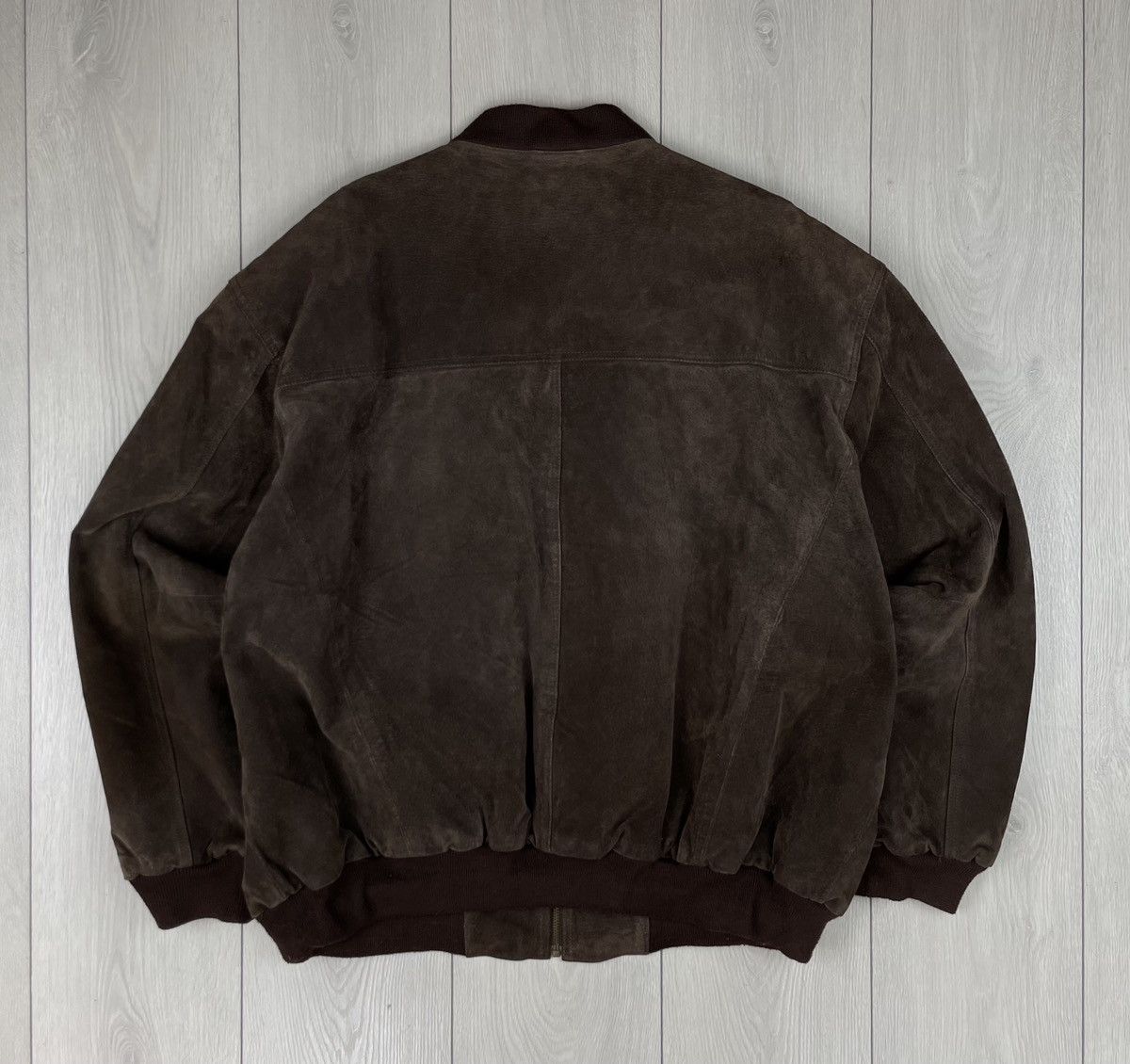 Leather × Vintage Vintage Leather Bomber Jacket Men’s Brown Size XL Size US XL / EU 56 / 4 - 6 Thumbnail