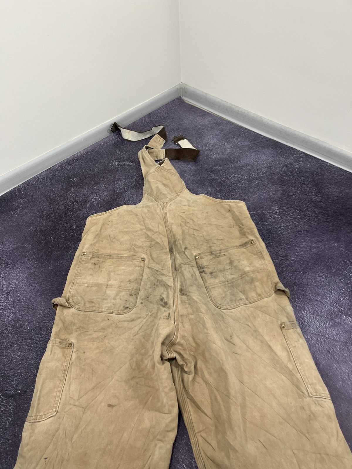 Carhartt Vintage 90s Carhartt Work Y2K Faded Distressed Overall Size US 34 / EU 50 - 11 Thumbnail