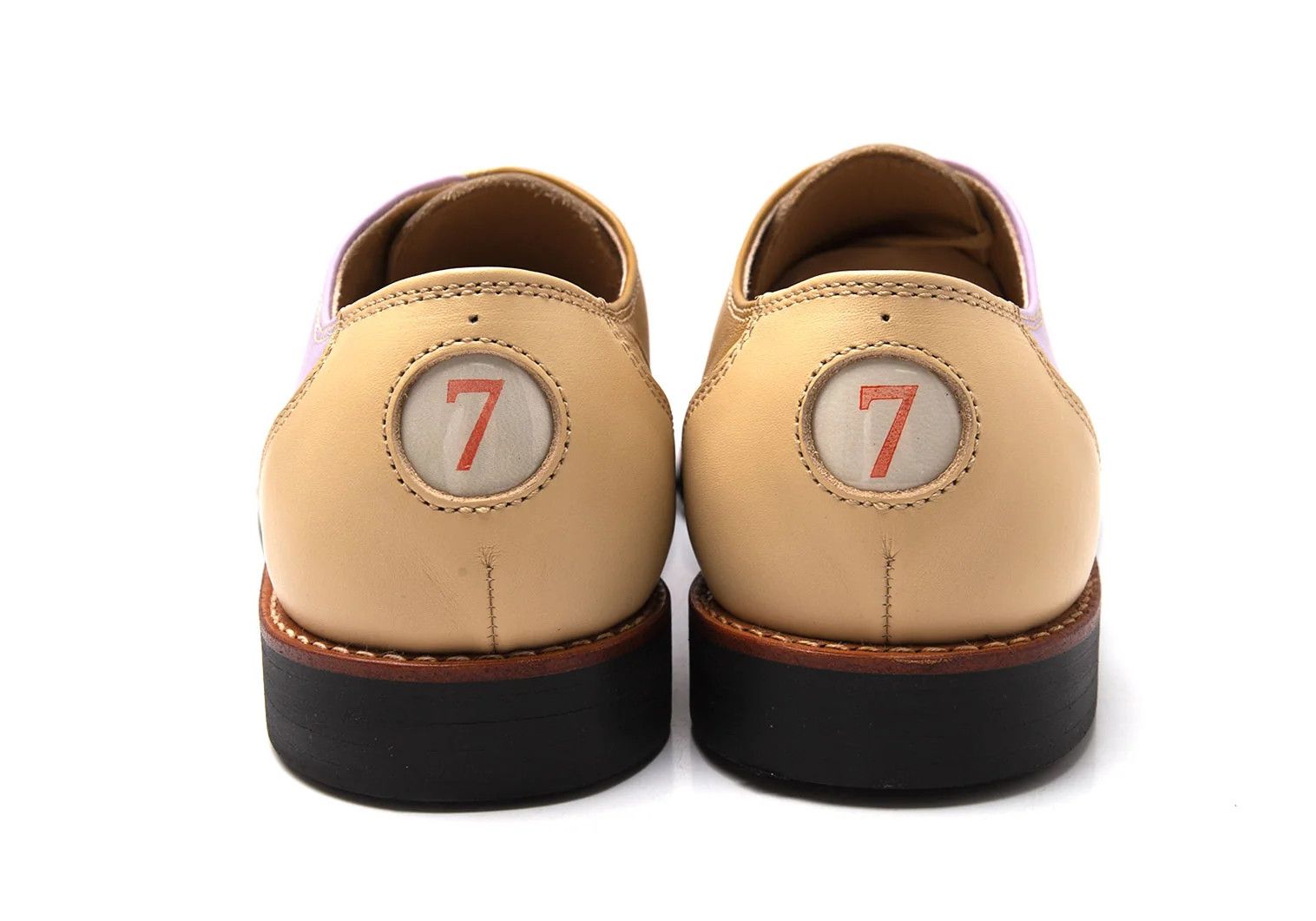 Comme des Garcons Homme Plus Bicolor Leather Shoes Beige Purple Size 27 Size US 9 / EU 42 - 7 Thumbnail