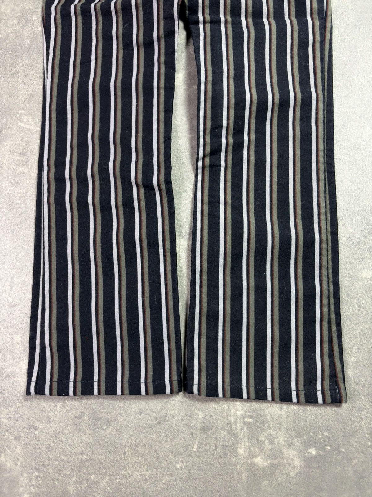Burberry Burberry Black Label Exclusive Flared Striped Pants 27 28 Size US 27 - 15 Thumbnail