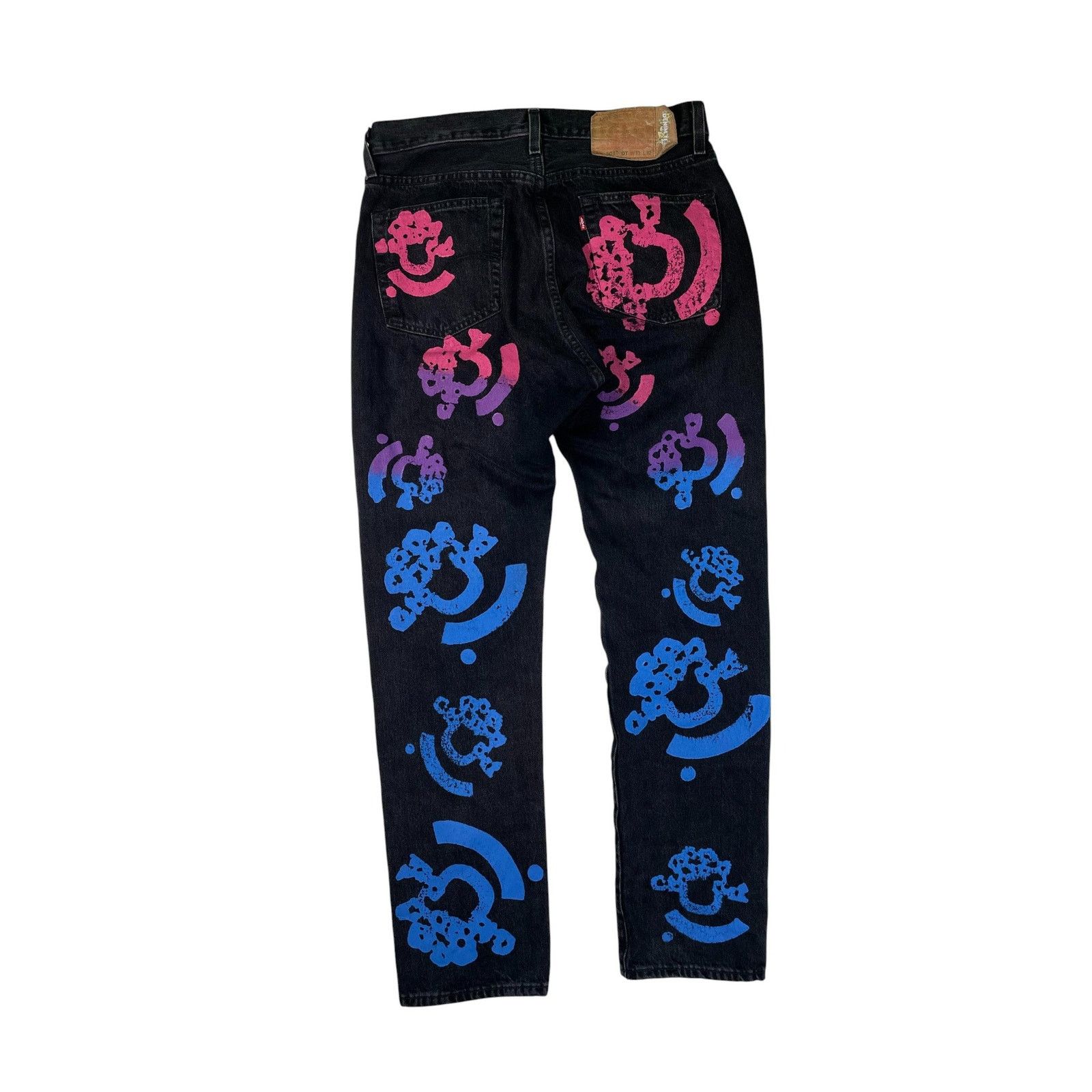 DENIM TEARS Denim Tears 'BSTROY' Black Jeans Size US 33 - 3 Thumbnail