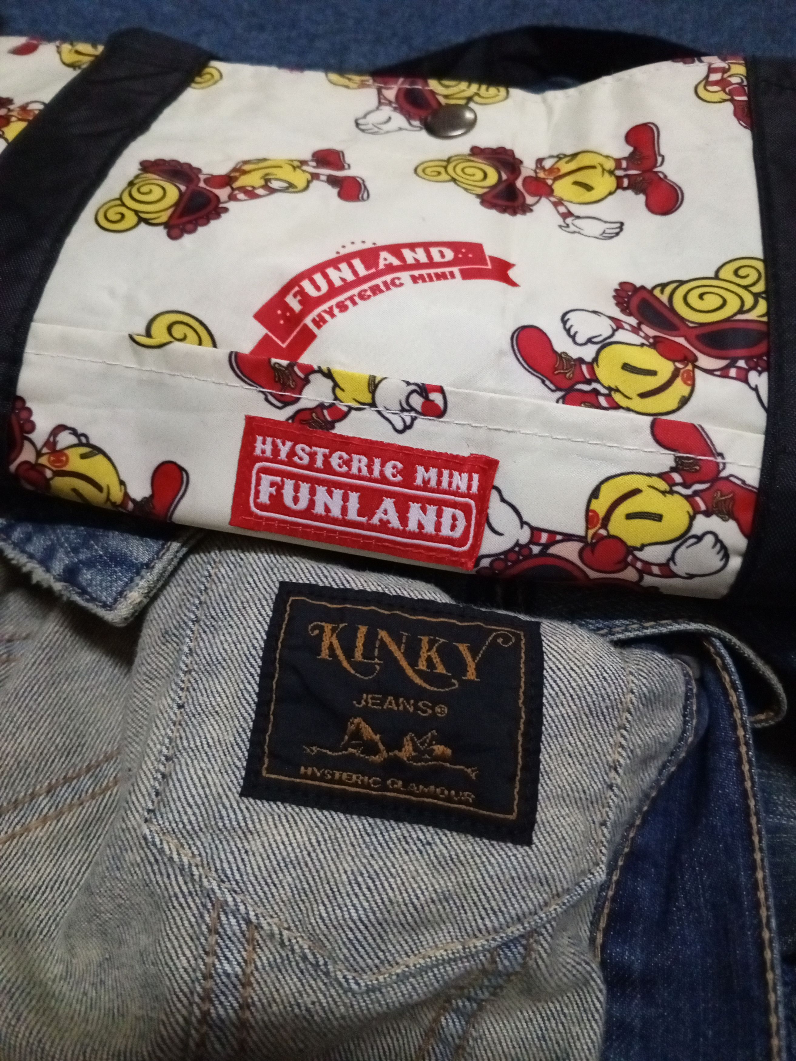 Hysteric Glamour 💥KINKY💥DENIM JEANS HYSTERIC GLAMOUR+TOTE BAG Size XS / US 0-2 / IT 36-38 - 11 Thumbnail