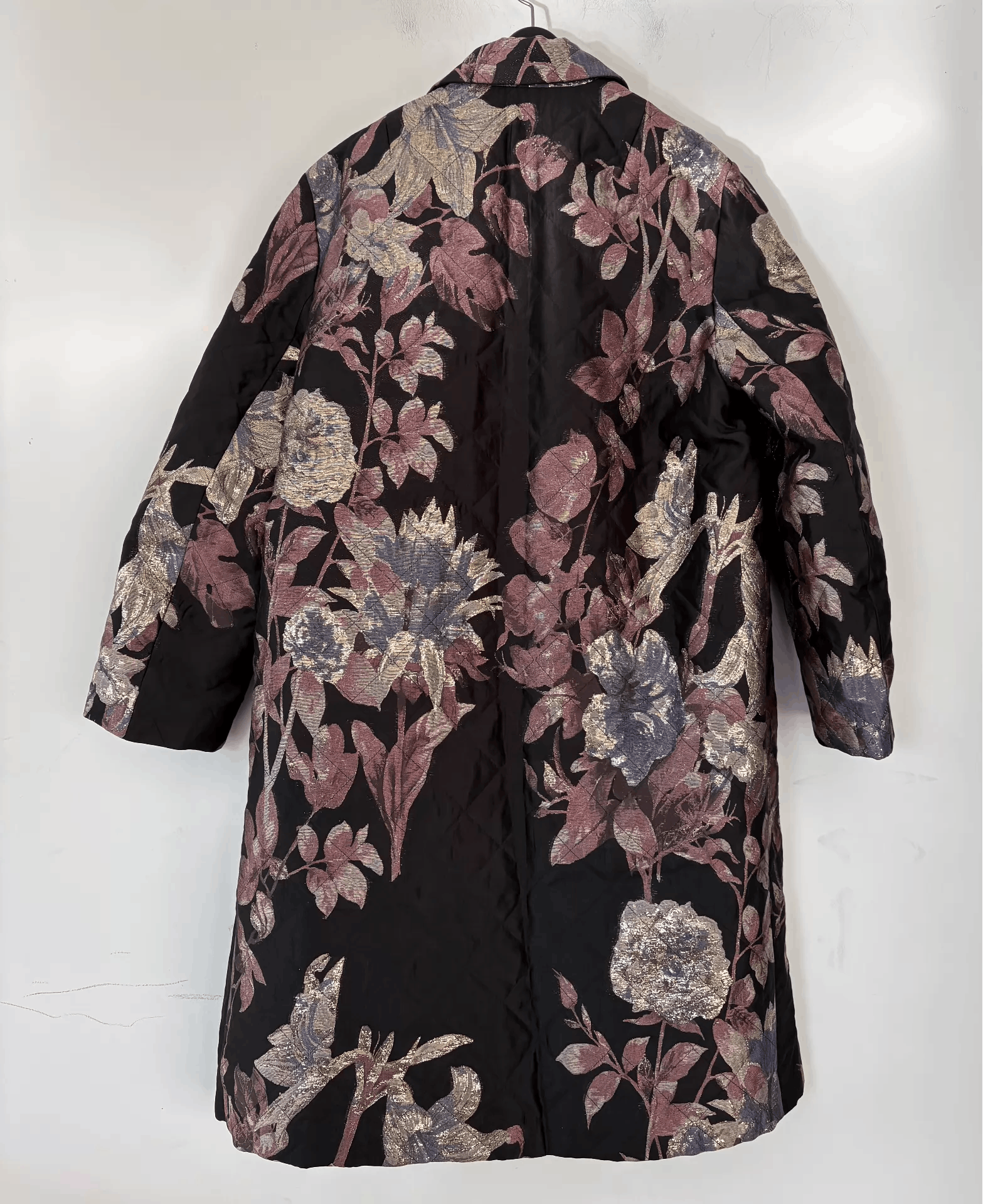 Dries Van Noten Dries Van Noten Women's Quilted LightPadded JacquardCoat Ｑ21 Size L / US 10 / IT 46 - 5 Thumbnail