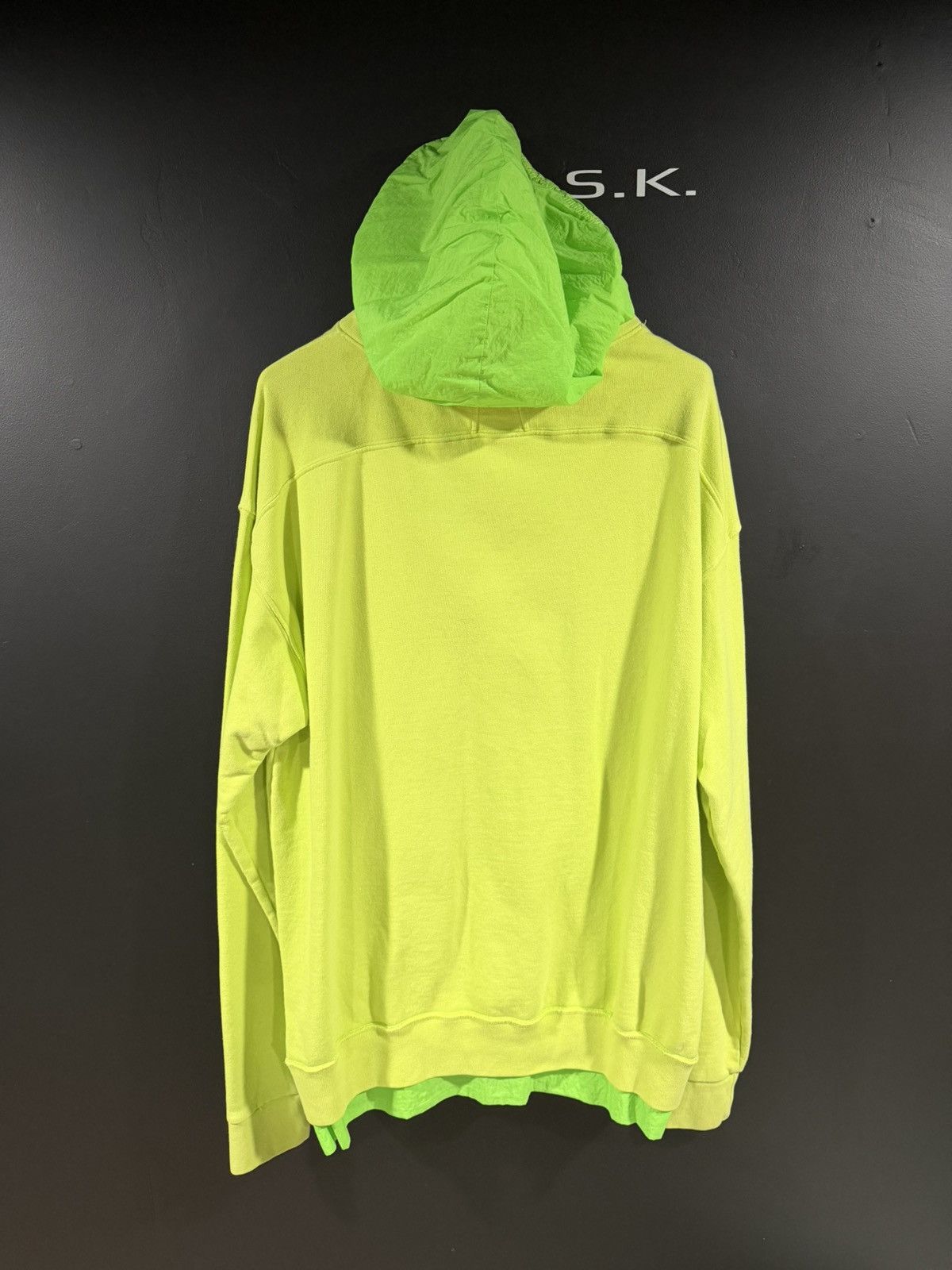 Rhude Rhude Neon Green Layered 2 in 1 Hoodie XL BNWT Size US XL / EU 56 / 4 - 5 Thumbnail