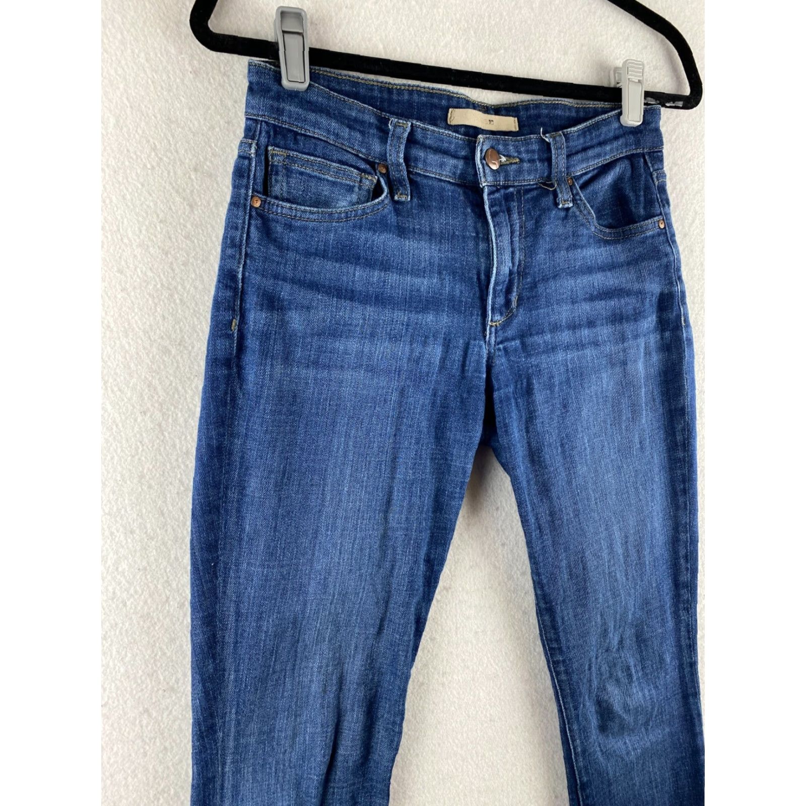 Vintage Joe's Jeans Jeans Womens 27 Blue Amalie Petite Skinny Distressed Denim Pockets 5-Pocket Blue Jeans Womens Petites Modern Denim Distressed Pockets 27 Size 27" / US 4 / IT 40 - 3 Thumbnail