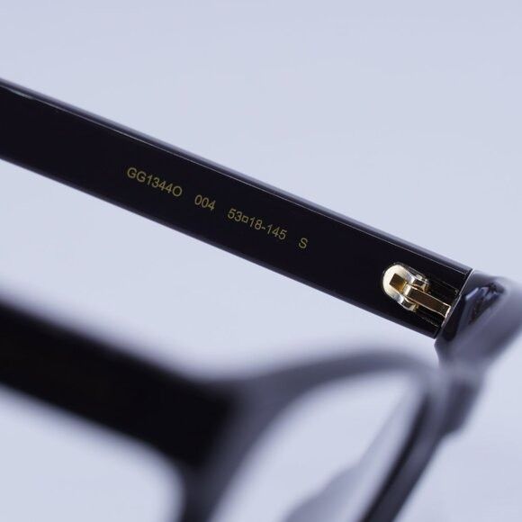 Gucci 🕶️ New Gucci GG1344O 004 Eyeglasses - Grey Frame Size ONE SIZE - 6 Thumbnail