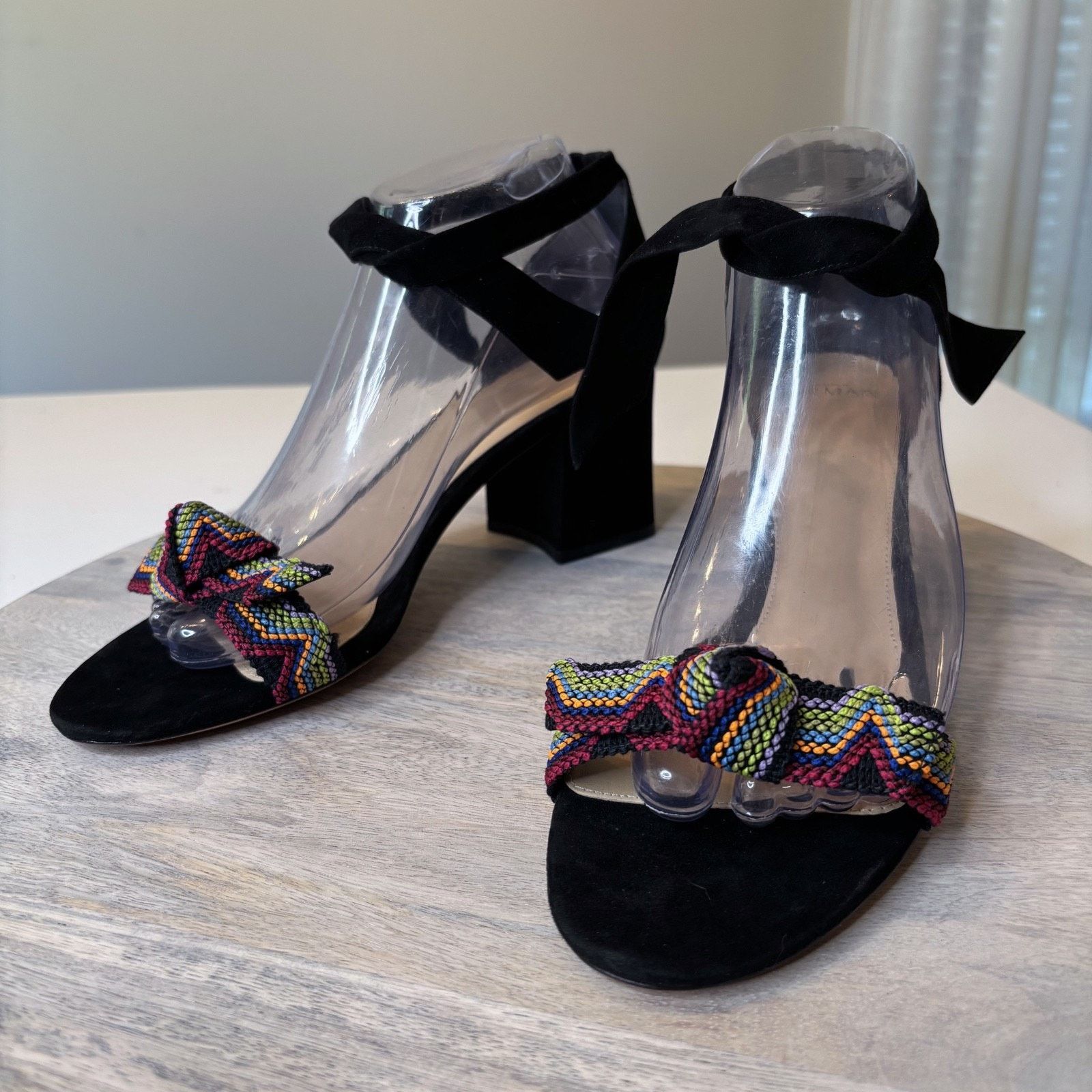 Alexandre Birman Alexandre Birman Clarita Sandals 41 Heels Black US Size 10.5 Size US 10.5 / IT 40.5 - 3 Thumbnail