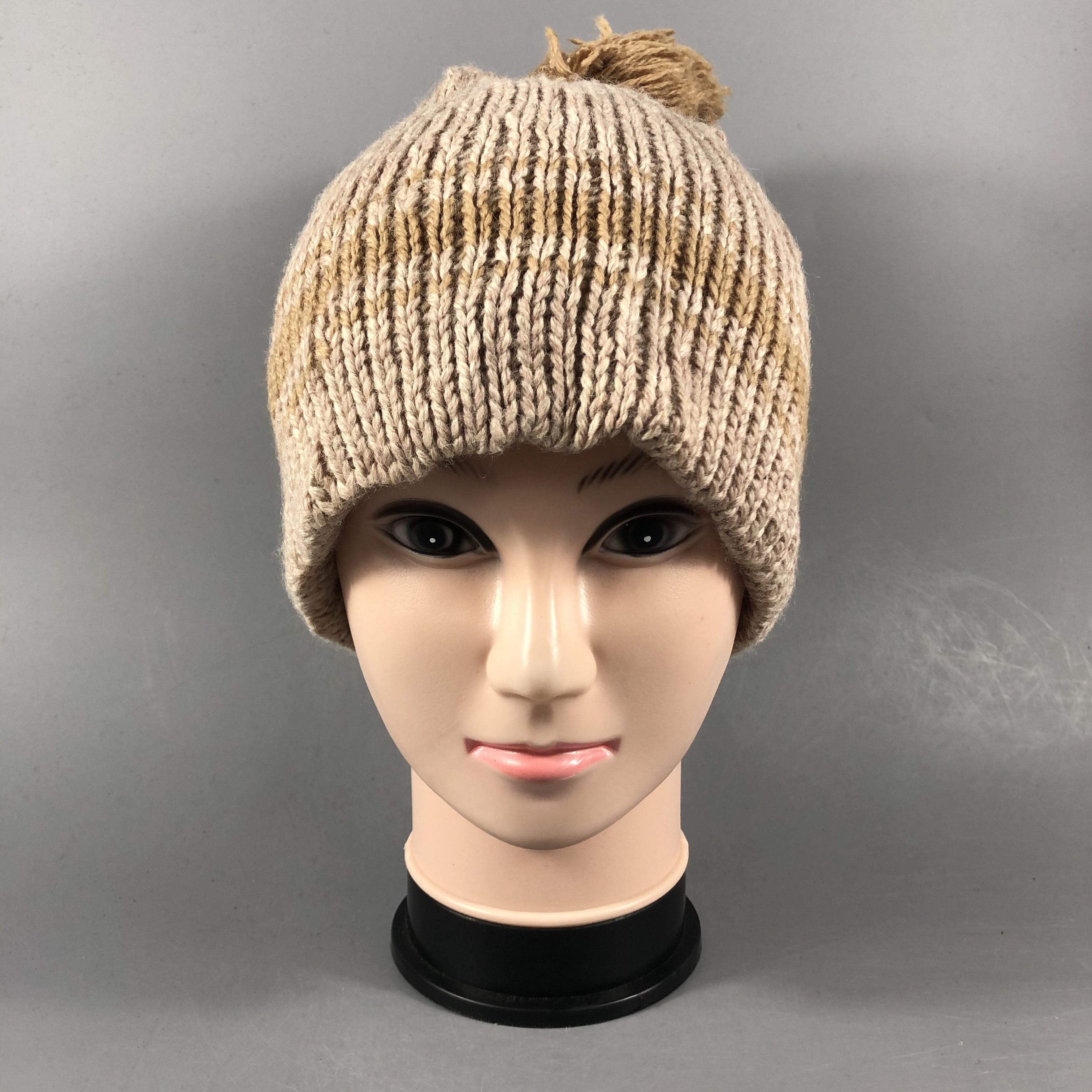 Vintage Stripe Beanie Snowcap Hat