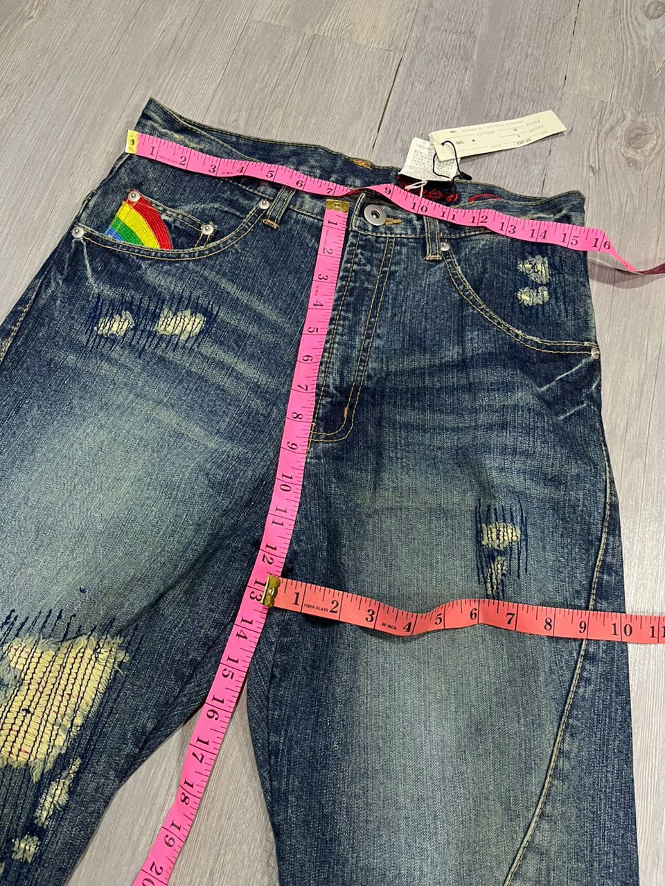 Hysteric Glamour RARE Retro Girls Jeans Japanese Brand Exhibitionist Vintage Size US 30 / EU 46 - 11 Thumbnail