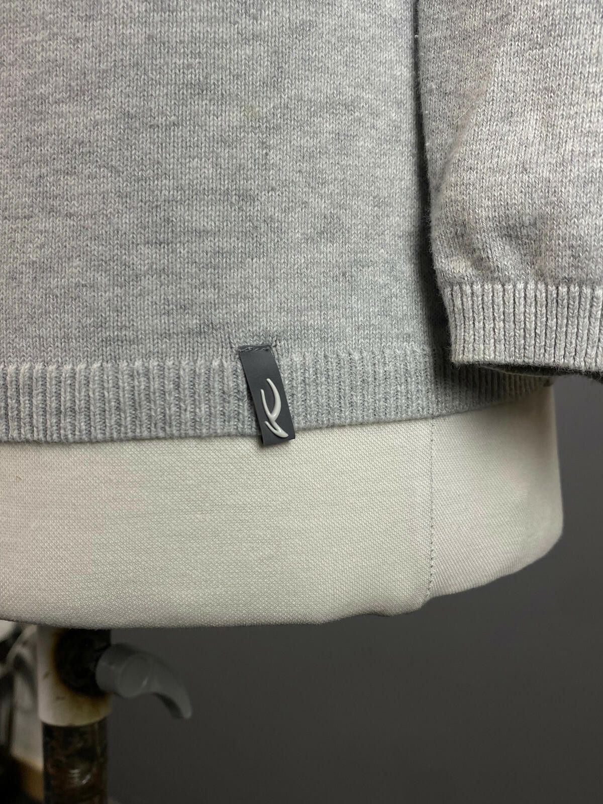 KJUS Ladies Kjus Gray Cotton Long Sleeve Sweater Size 40 / L Size L / US 10 / IT 46 - 4 Thumbnail