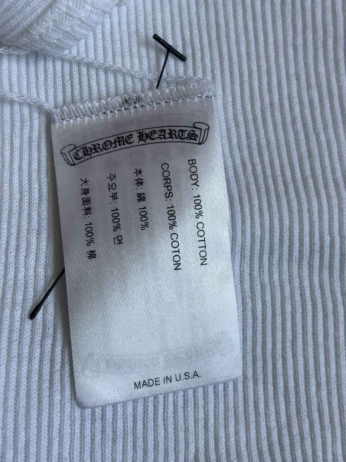Chrome Hearts Chrome Hearts Richard Stark Tank Top Size US L / EU 52-54 / 3 - 6 Thumbnail