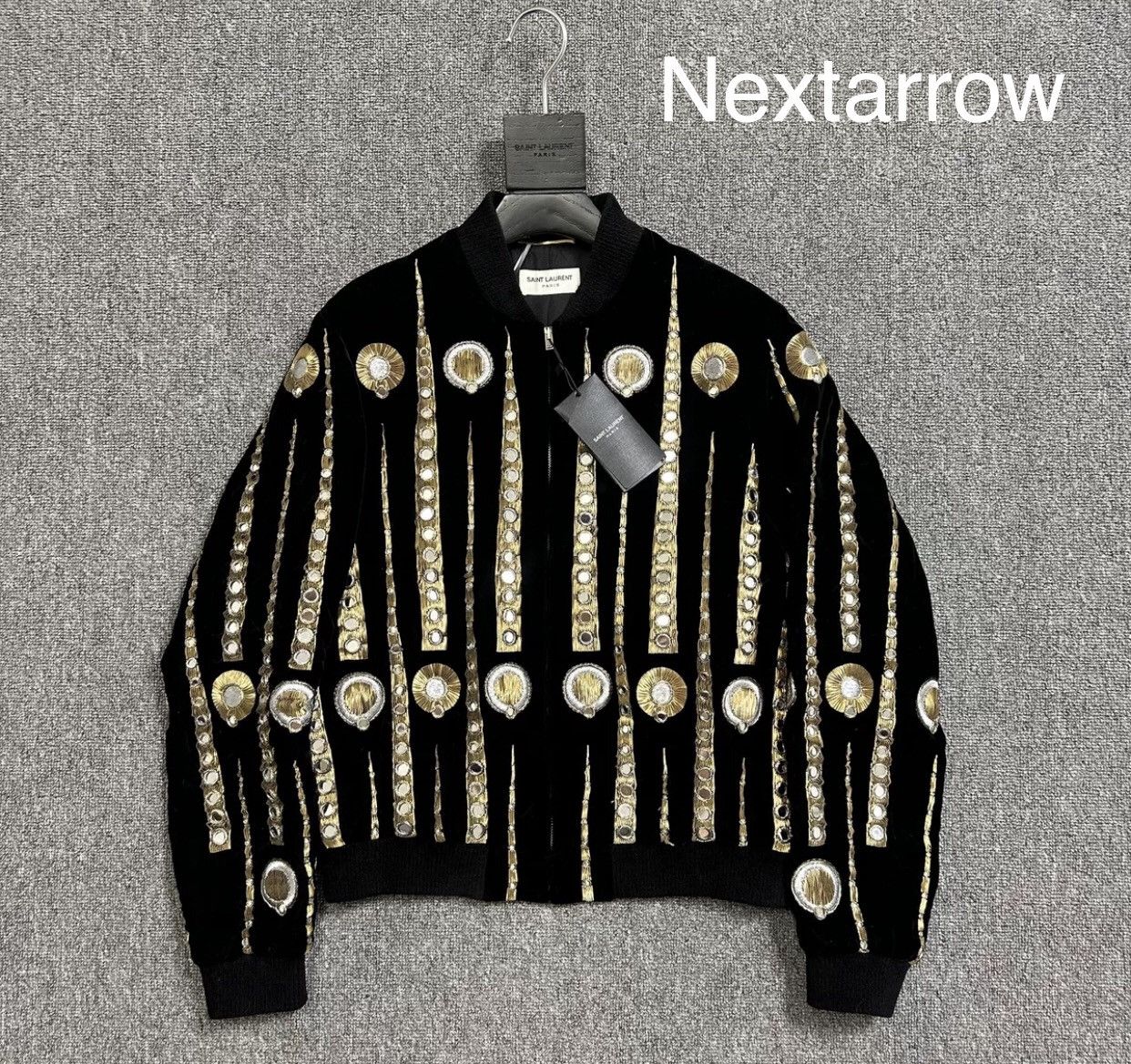 Saint Laurent Paris × Yves Saint Laurent Saint Laurent slp 19ss Marrakech jukebox velvet jacket Size US M / EU 48-50 / 2 - 1 Thumbnail