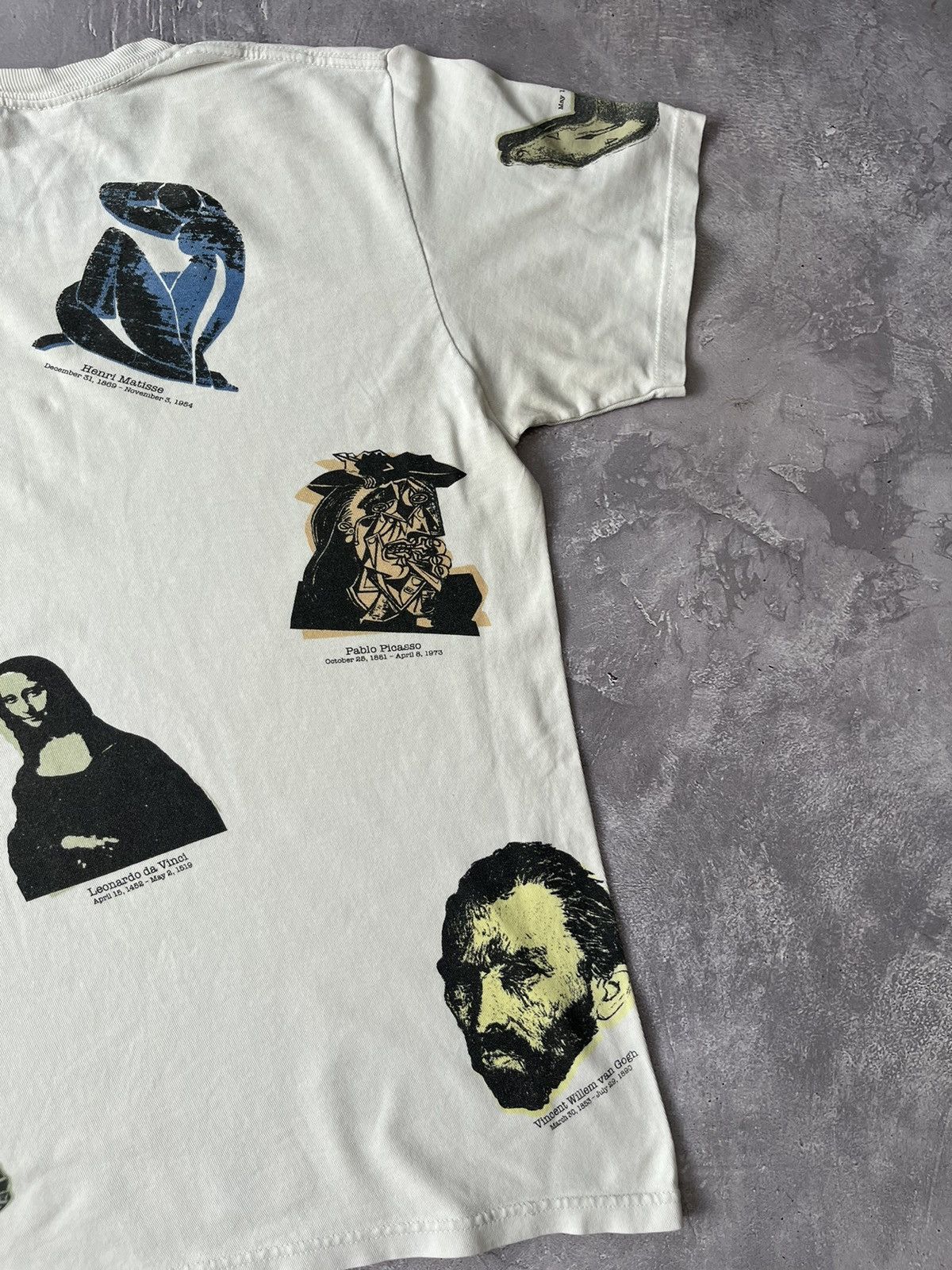 Stussy Stussy Van Gogh Michelangelo Picasso Da Vinci tee T-Shirt Size US S / EU 44-46 / 1 - 11 Thumbnail