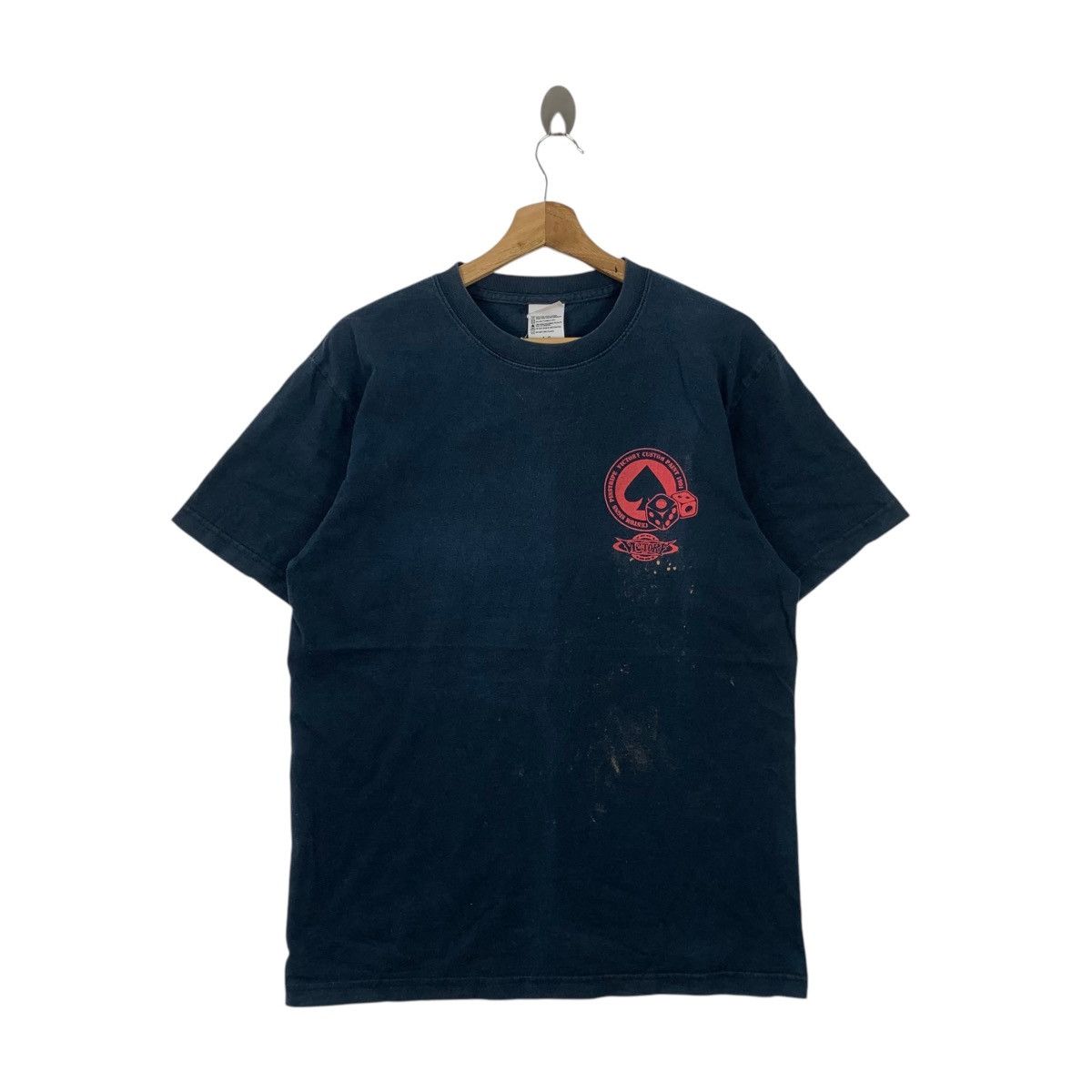 Japanese Brand × Vintage Vintage Victory Custom Paint Japanese Tee Shirt Rider Size US L / EU 52-54 / 3 - 4 Thumbnail