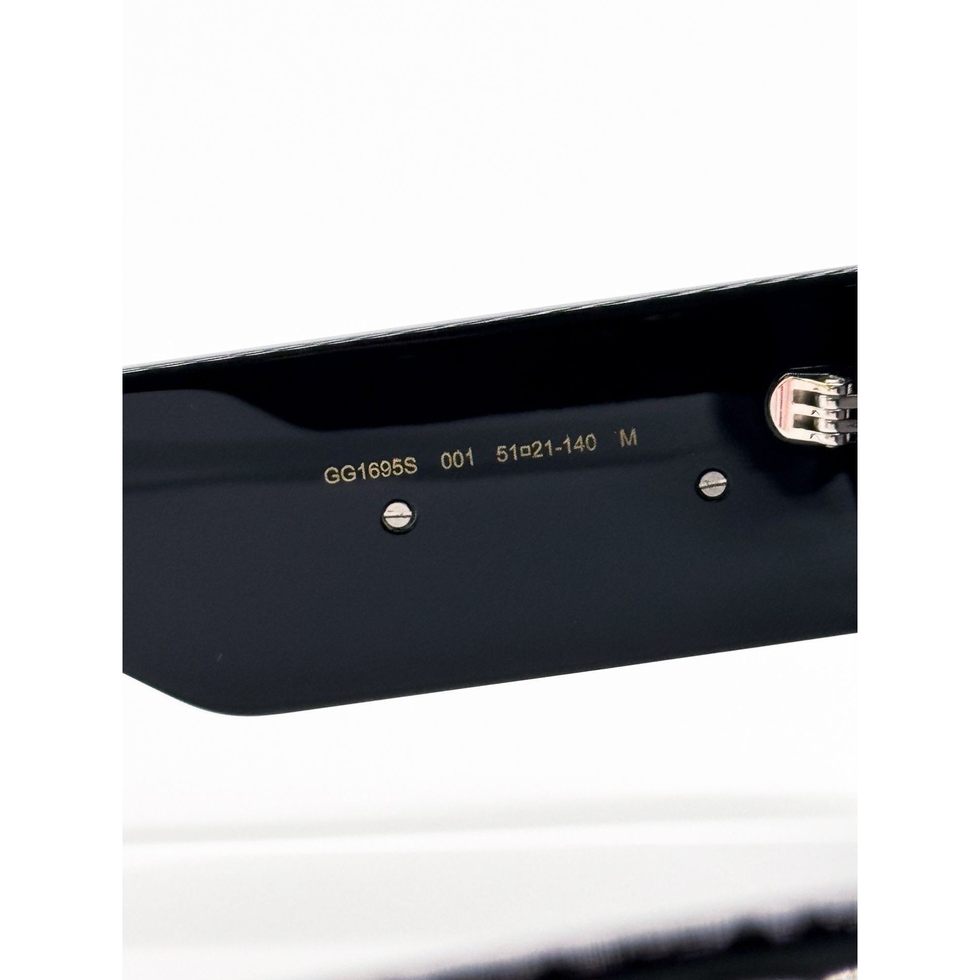 Gucci NEW GUCCI SUNGLASSES GG1695S 001 BLACK SQUARE WOMEN GUCCI Size ONE SIZE - 7 Thumbnail