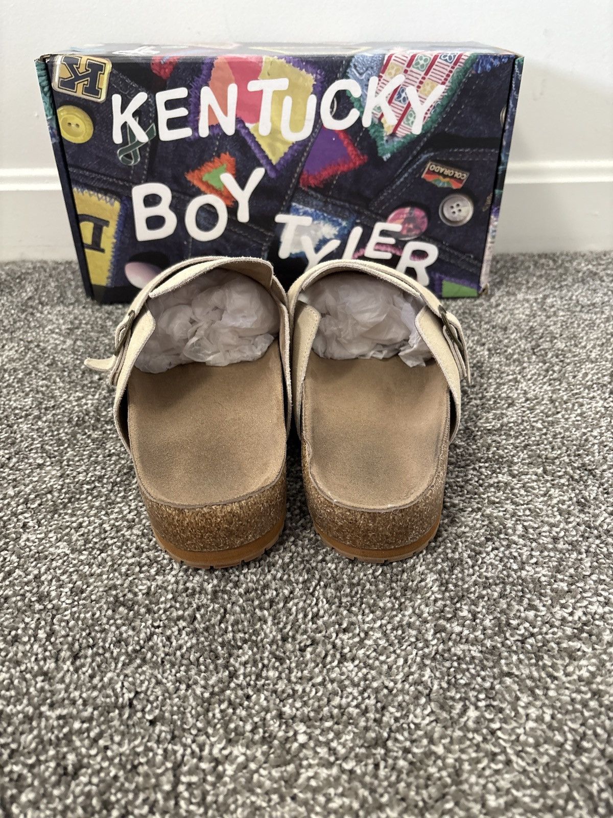 Kentucky Boy Tyler Kentucky Boy Tyler Mockmend Mule ‘Beige’ Size US 10 / EU 43 - 3 Thumbnail