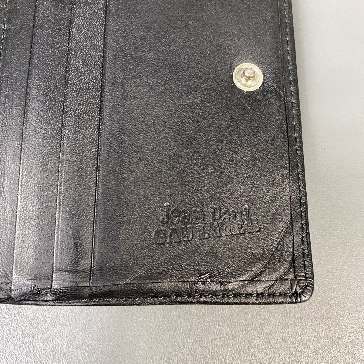 Jean Paul Gaultier Jean Paul Gautier Vintage Embossed Dragon Leather Wallet Size ONE SIZE - 6 Thumbnail