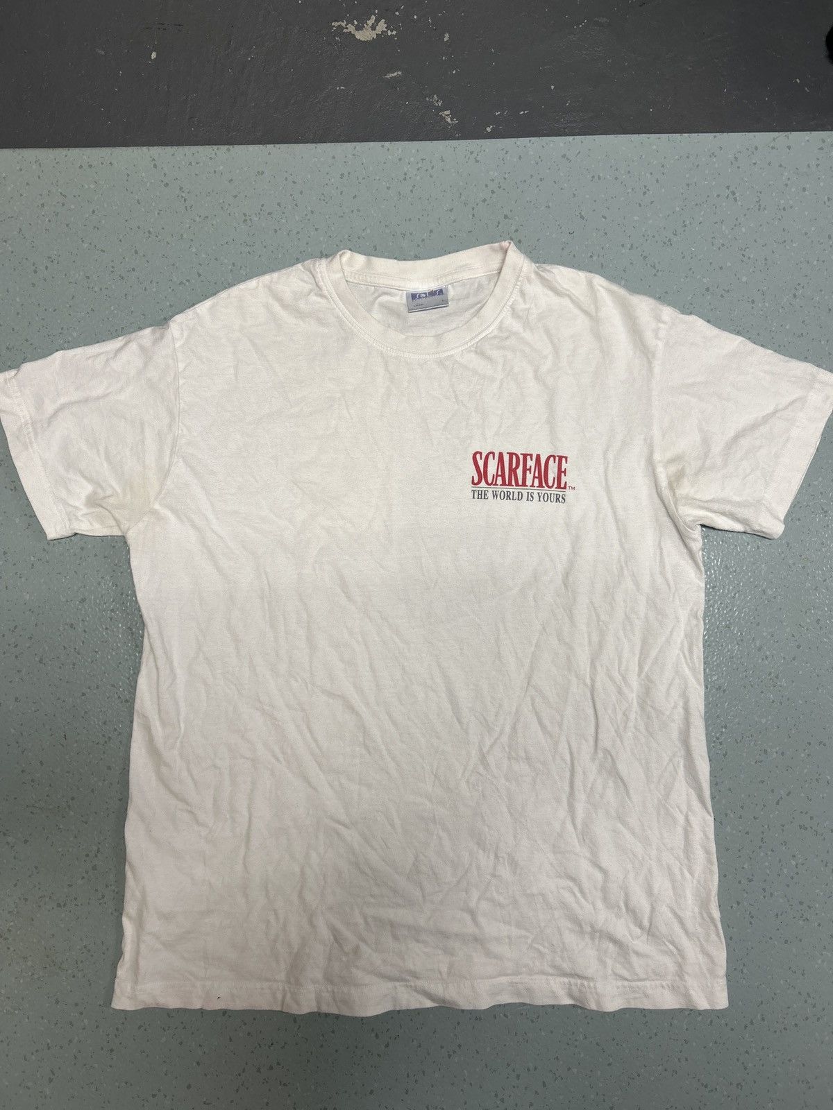 Designer × Vintage Scarface: The World Is Yours Promo Tee Size US L / EU 52-54 / 3 - 5 Thumbnail