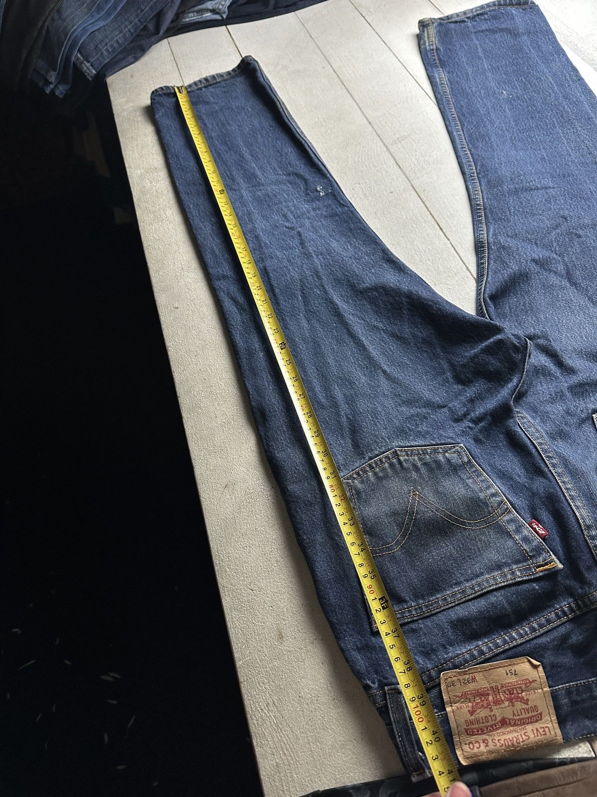 Levi's 🚨Vintage 90s Levis Jeans 751 LEGEND y2k Light Wash Denim Size US 32 / EU 48 - 18 Thumbnail
