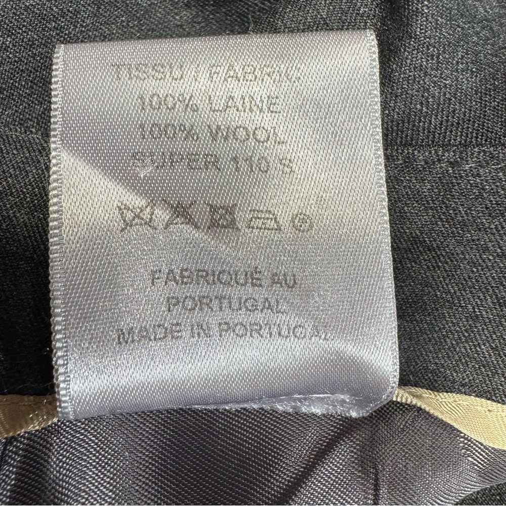 Other Bernard Zins Dark Grey Wool Pants Made in Portugal Size 30" / US 8 / IT 44 - 6 Thumbnail