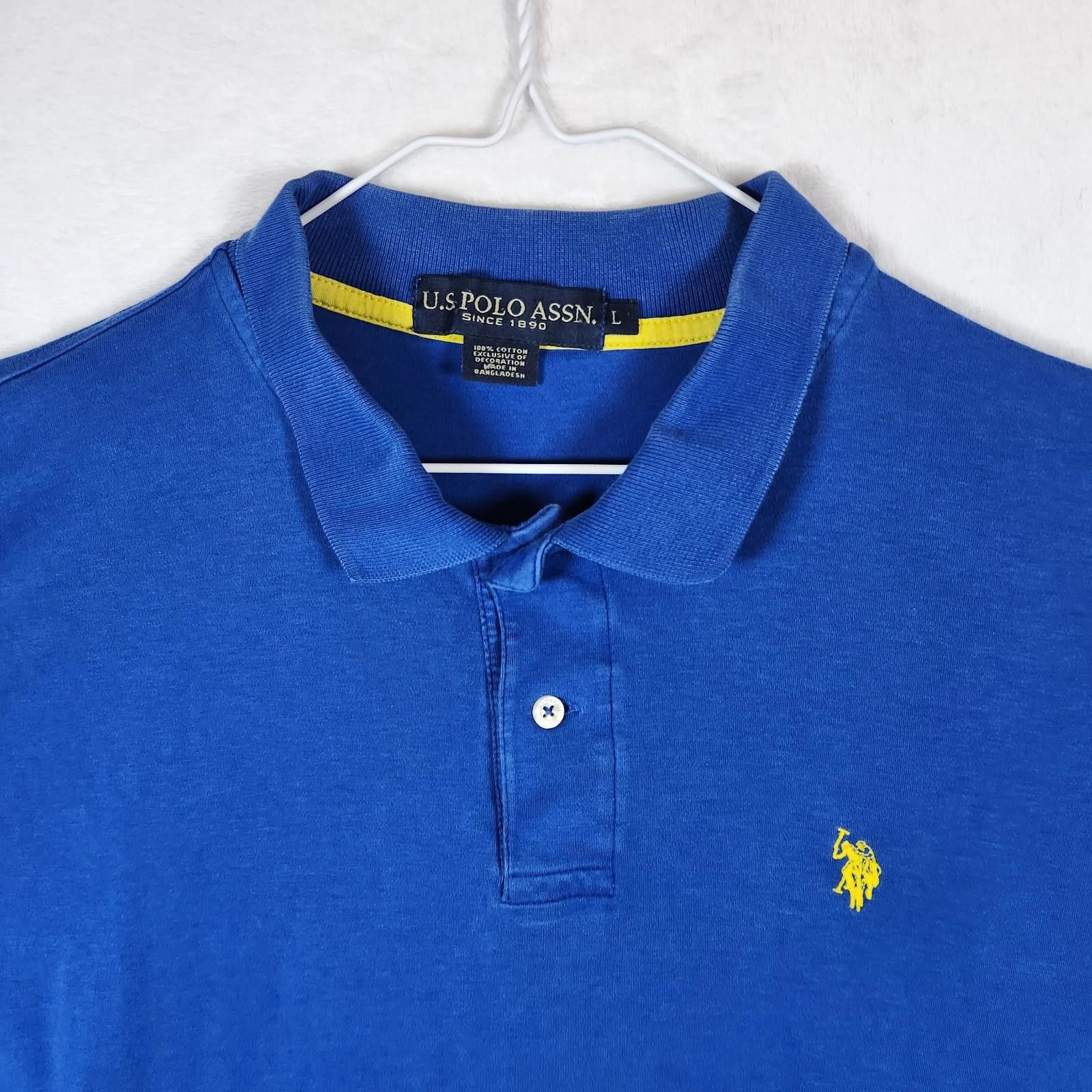 U.S. Polo Assn. US Polo Assn Blue Polo Shirt Size Large Size US L / EU 52-54 / 3 - 4 Thumbnail