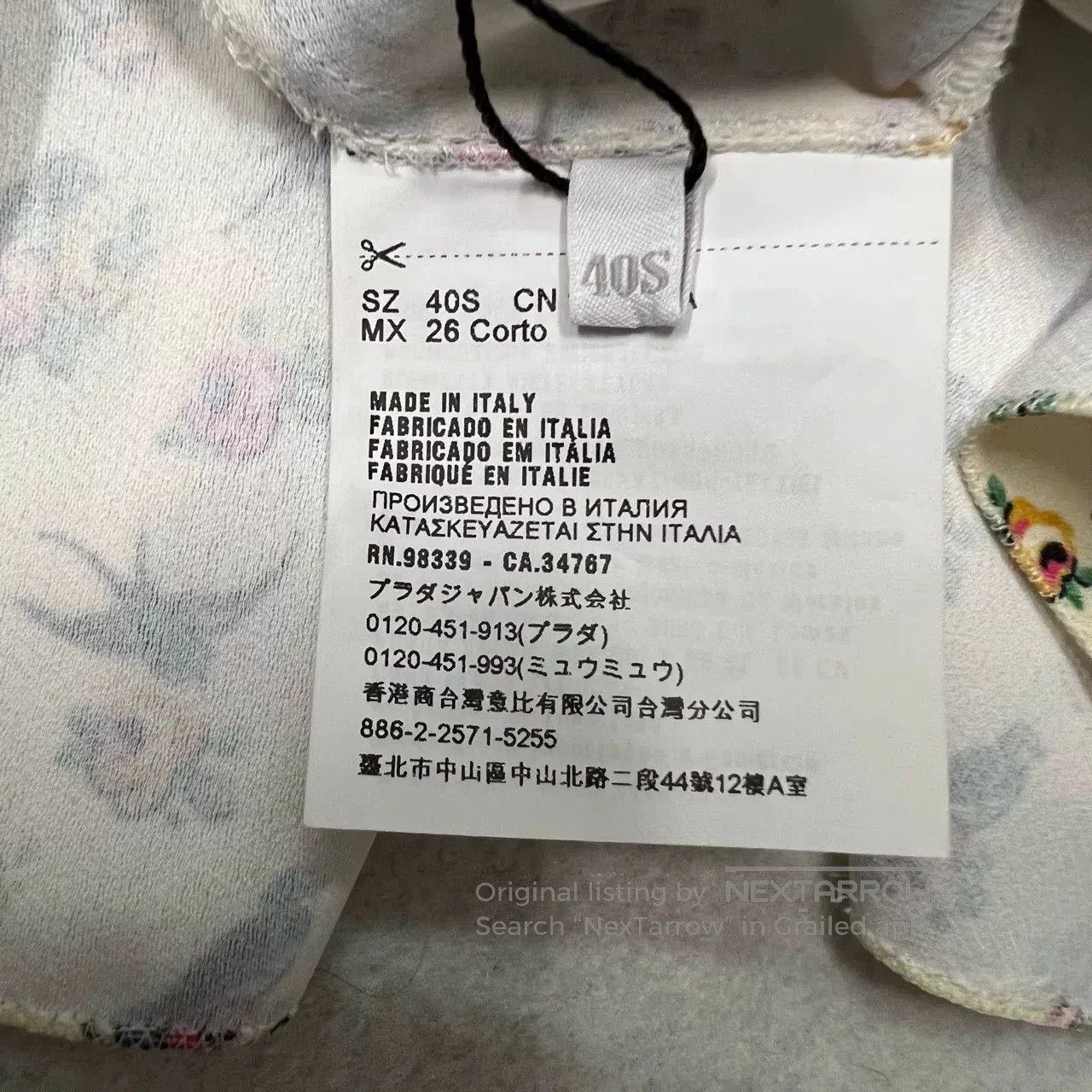Prada Authentic Prada Runway Floral Long. Size S / US 4 / IT 40 - 6 Thumbnail