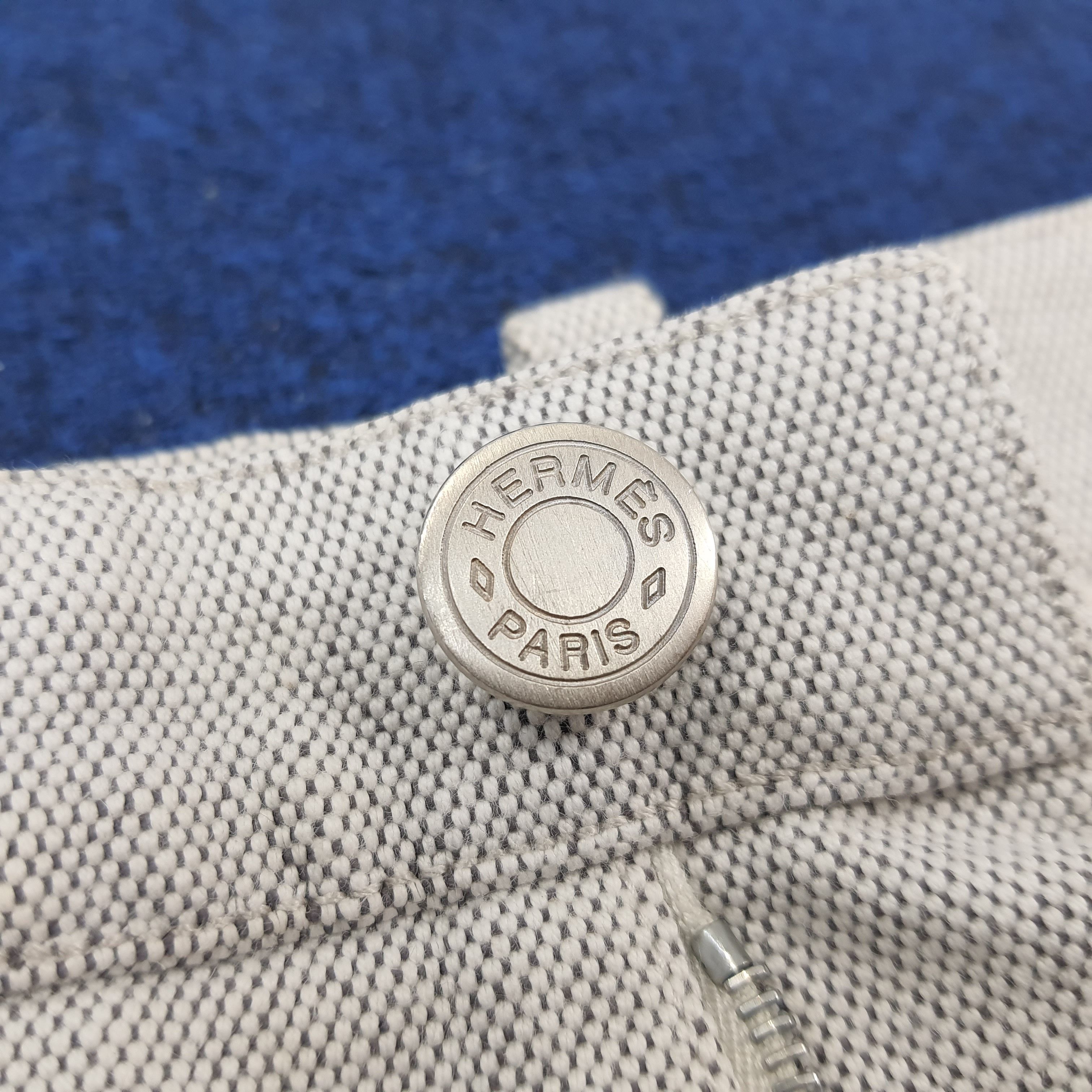 Designer × Hermes × Vintage Vintage Hermes Paris Made in France Designer Denim Pants Size US 26 / EU 42 - 5 Thumbnail