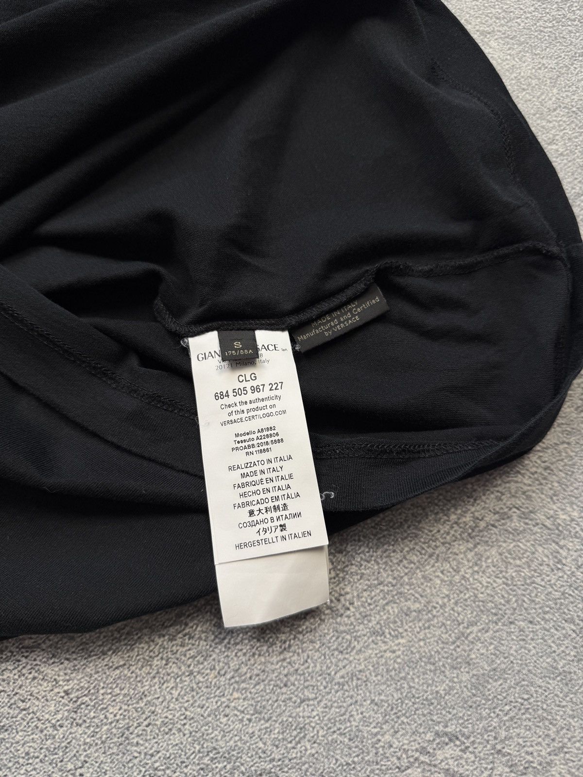 Versace Versace Big Logo Tee Size US S / EU 44-46 / 1 - 8 Thumbnail