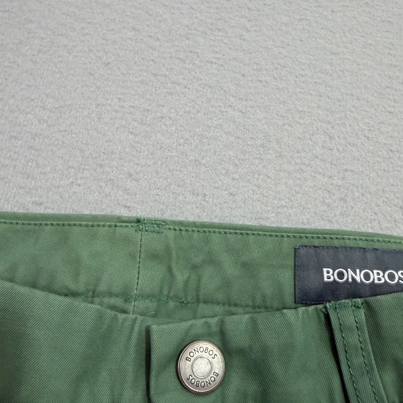 Bonobos BONOBOS Washed Chinos Straight Leg Pants Men's 30x34 Green Size US 30 / EU 46 - 3 Thumbnail