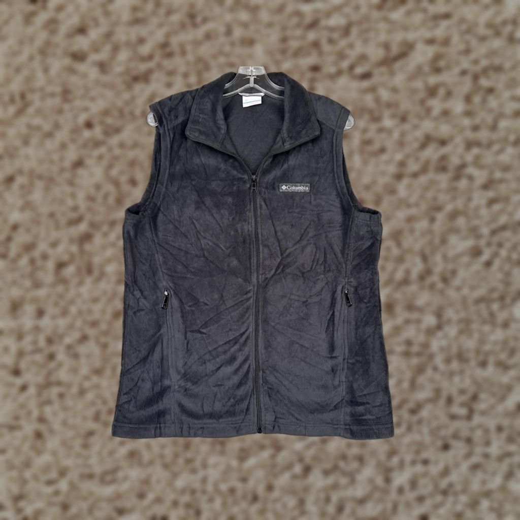 Vintage Columbia Vest Mens S Black Fleece Full Zip Pockets Outdoor Hiking Sleeveless Casual Travel Size US S / EU 44-46 / 1 - 1 Thumbnail