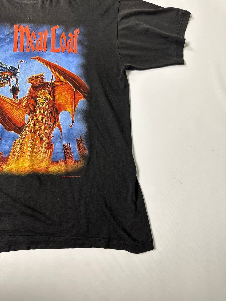 Band Tees × Vintage 🔥Vintage 1993 Meat Loaf World Tour T-Shirt Size US XL / EU 56 / 4 - 6 Thumbnail