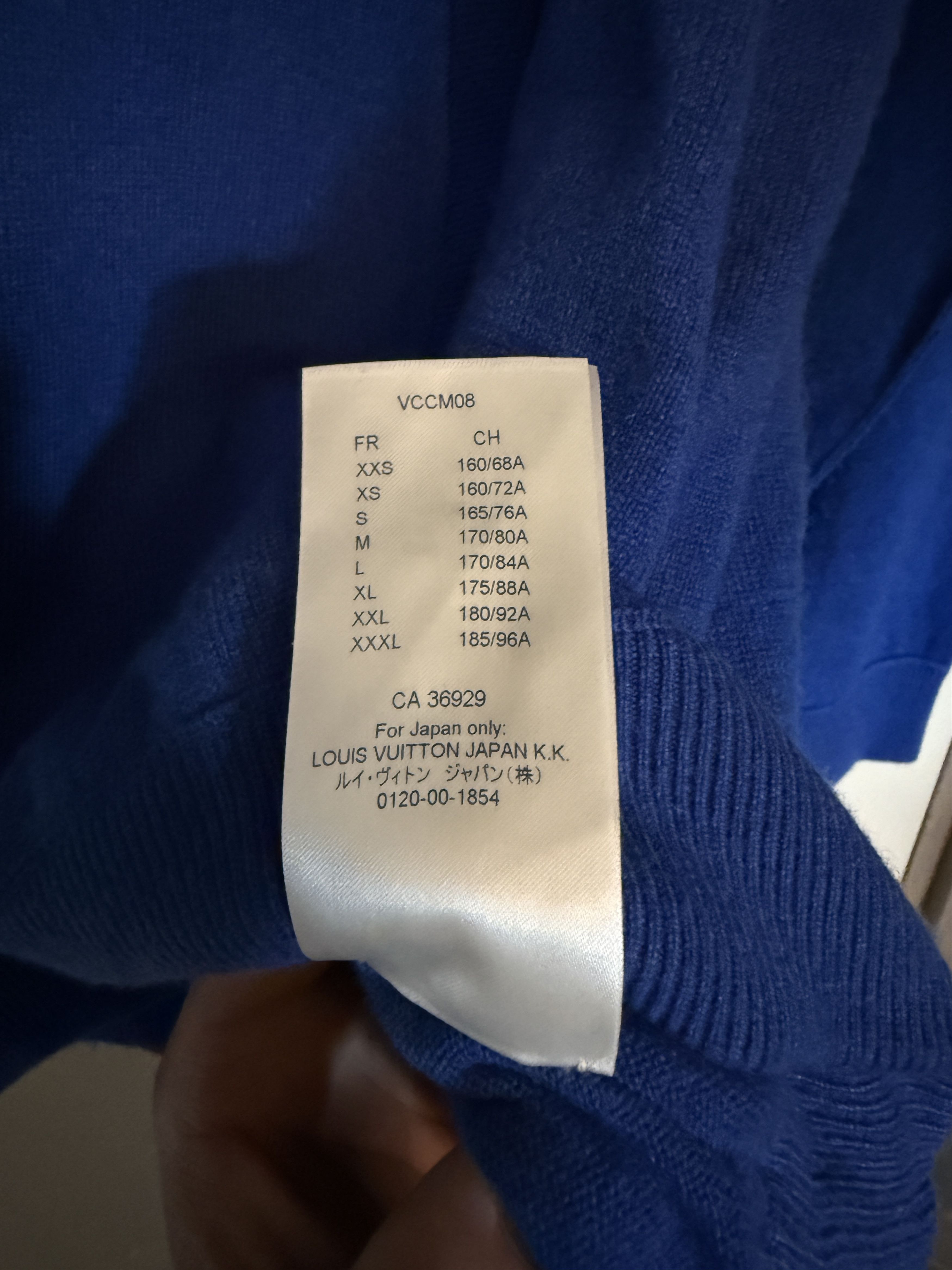 Louis Vuitton Louis Vuitton 100% Cashmere Hoodie – Size M – Blue Size US M / EU 48-50 / 2 - 6 Thumbnail