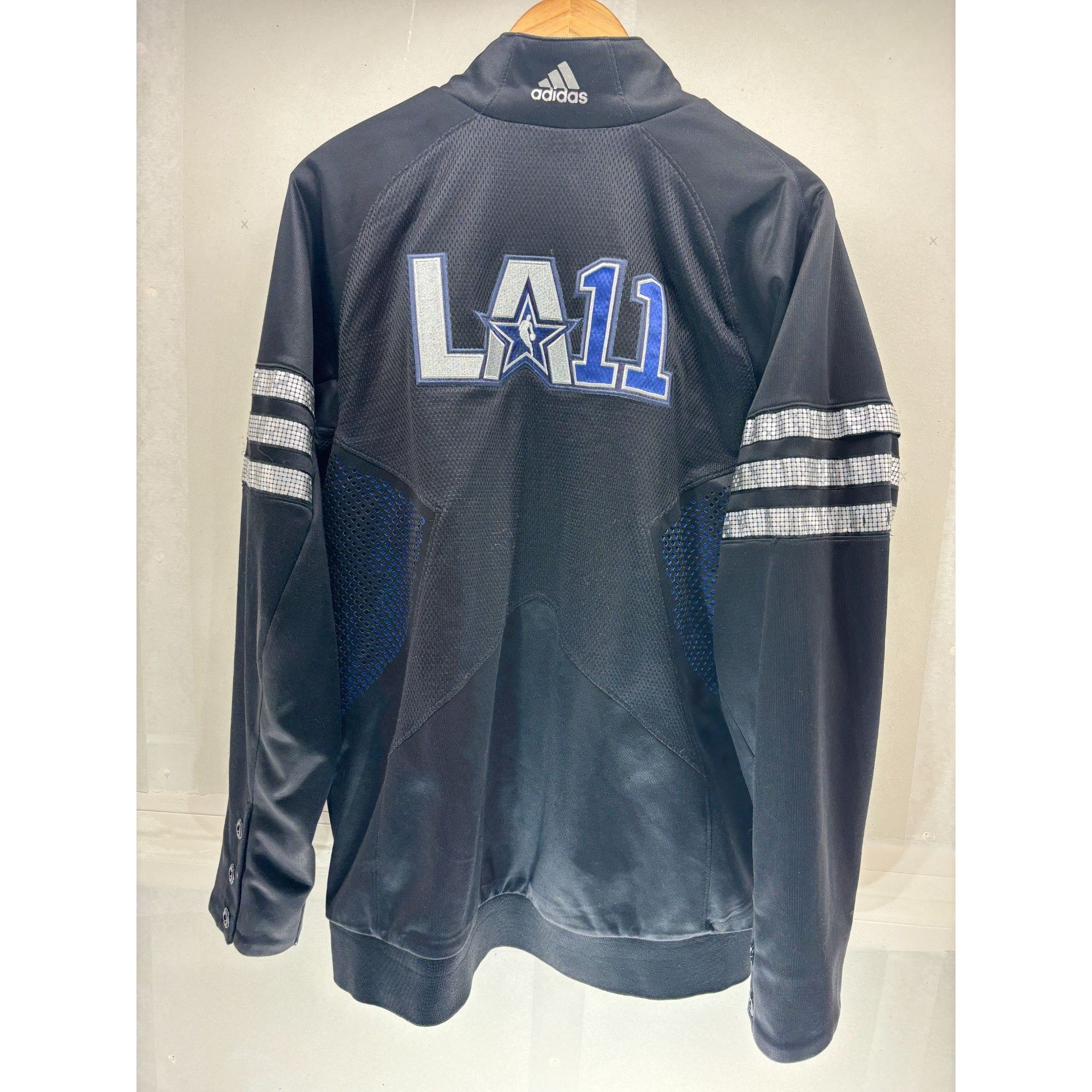 Adidas Adidas NBA All-Star Game 2011 Los Angeles Jacket L Black & B Size US L / EU 52-54 / 3 - 3 Thumbnail