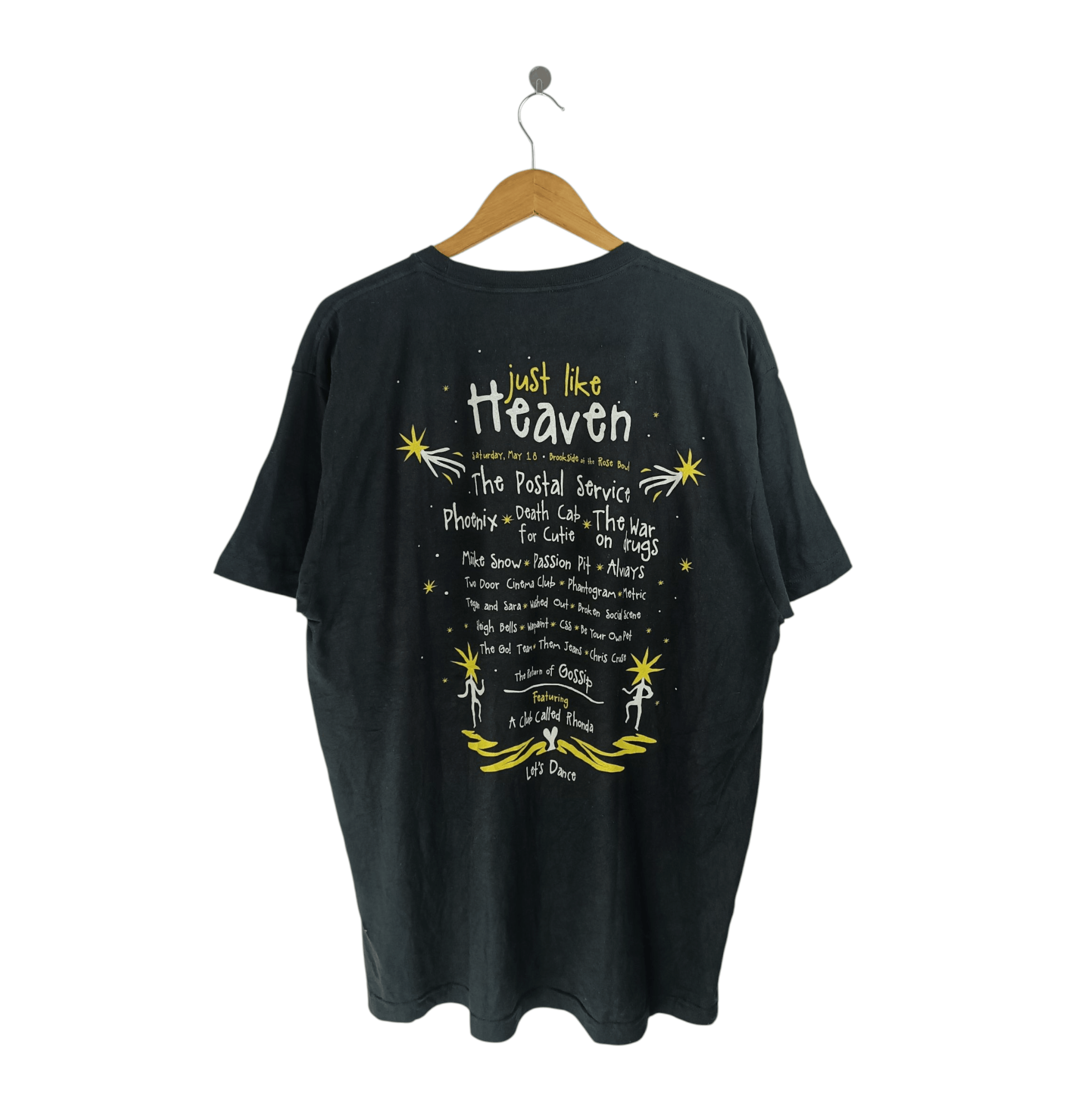 Band Tees VINTAGE JUST LIKE HEAVEN FEST death cab phoenix postal pit Size US XL / EU 56 / 4 - 2 Thumbnail