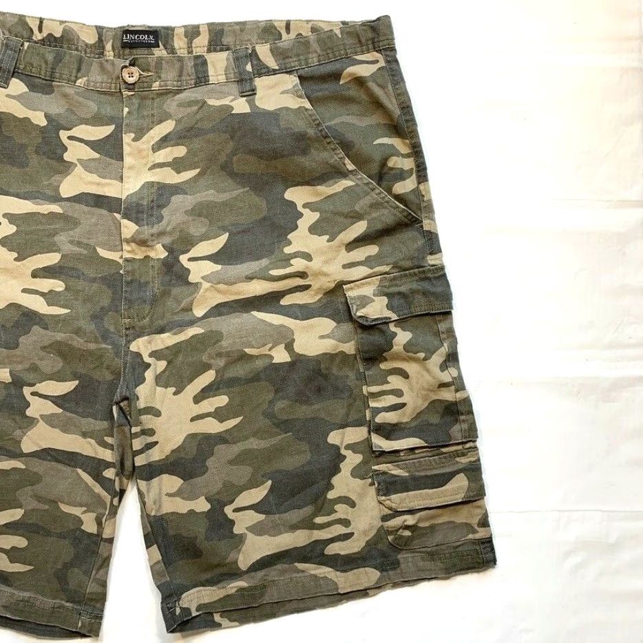 Vintage VINTAGE Lincoln Outfitters Camo Cargo Shorts Men 50 Stretch Relaxed Outdoor Hunt NEW Y2K Size US 34 / EU 50 - 5 Thumbnail
