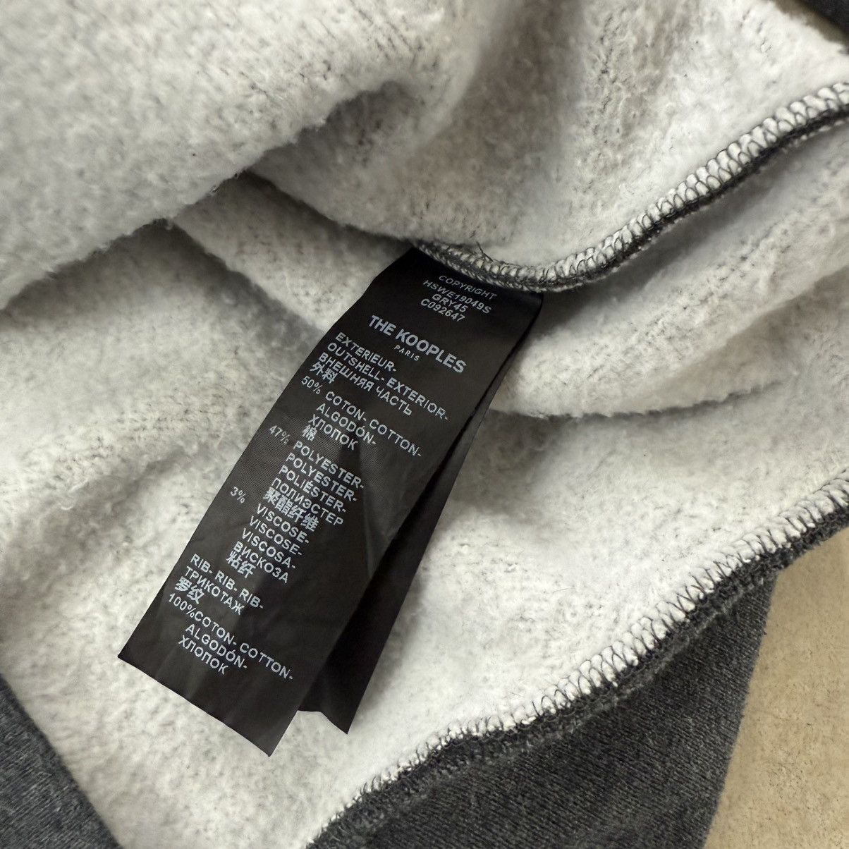 The Kooples Kooples Paris Gray Skull Hoodie Sweater Size M Size US M / EU 48-50 / 2 - 5 Thumbnail