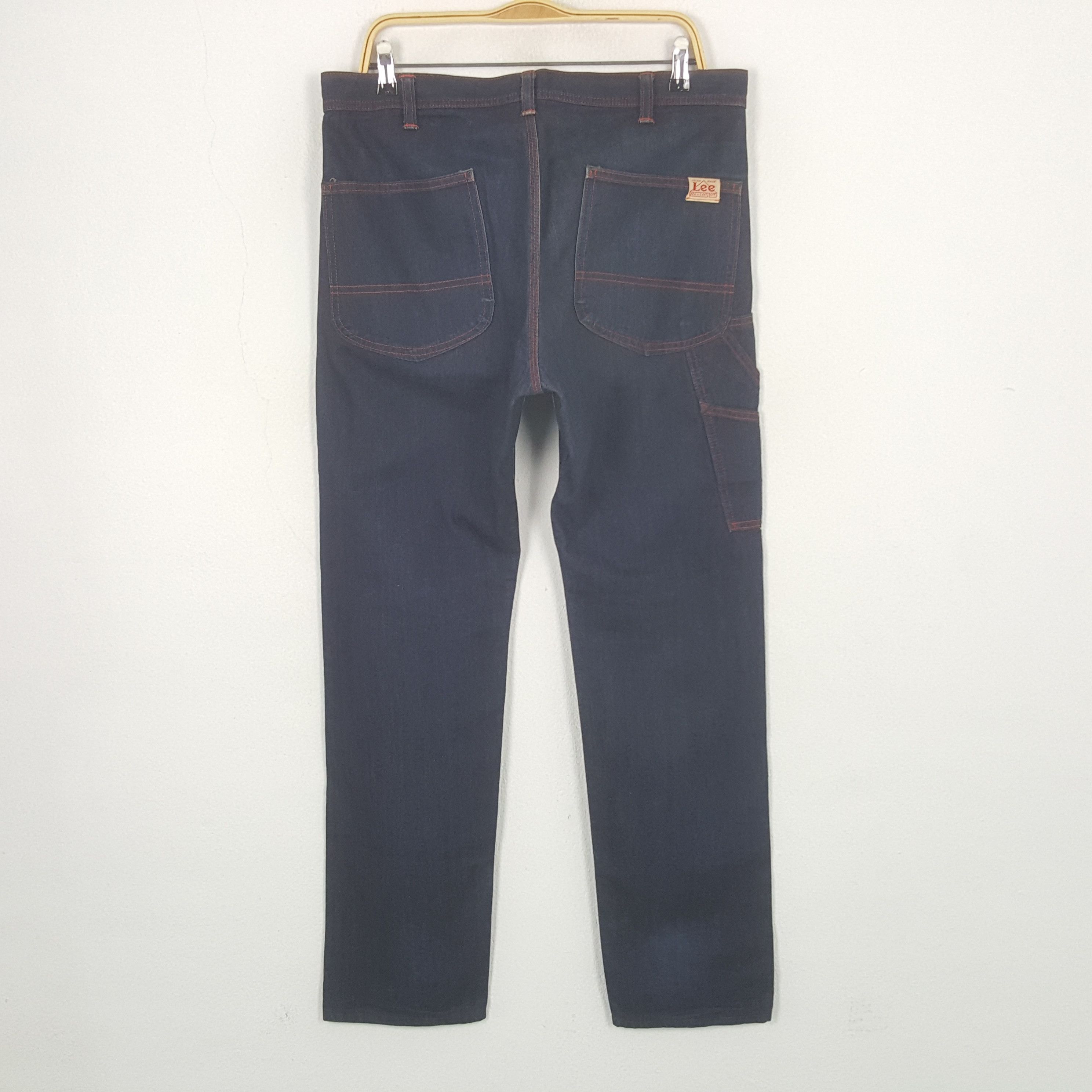 Lee Vintage Lee Japan Thread Pink Denim Jeans Size US 35 - 4 Thumbnail