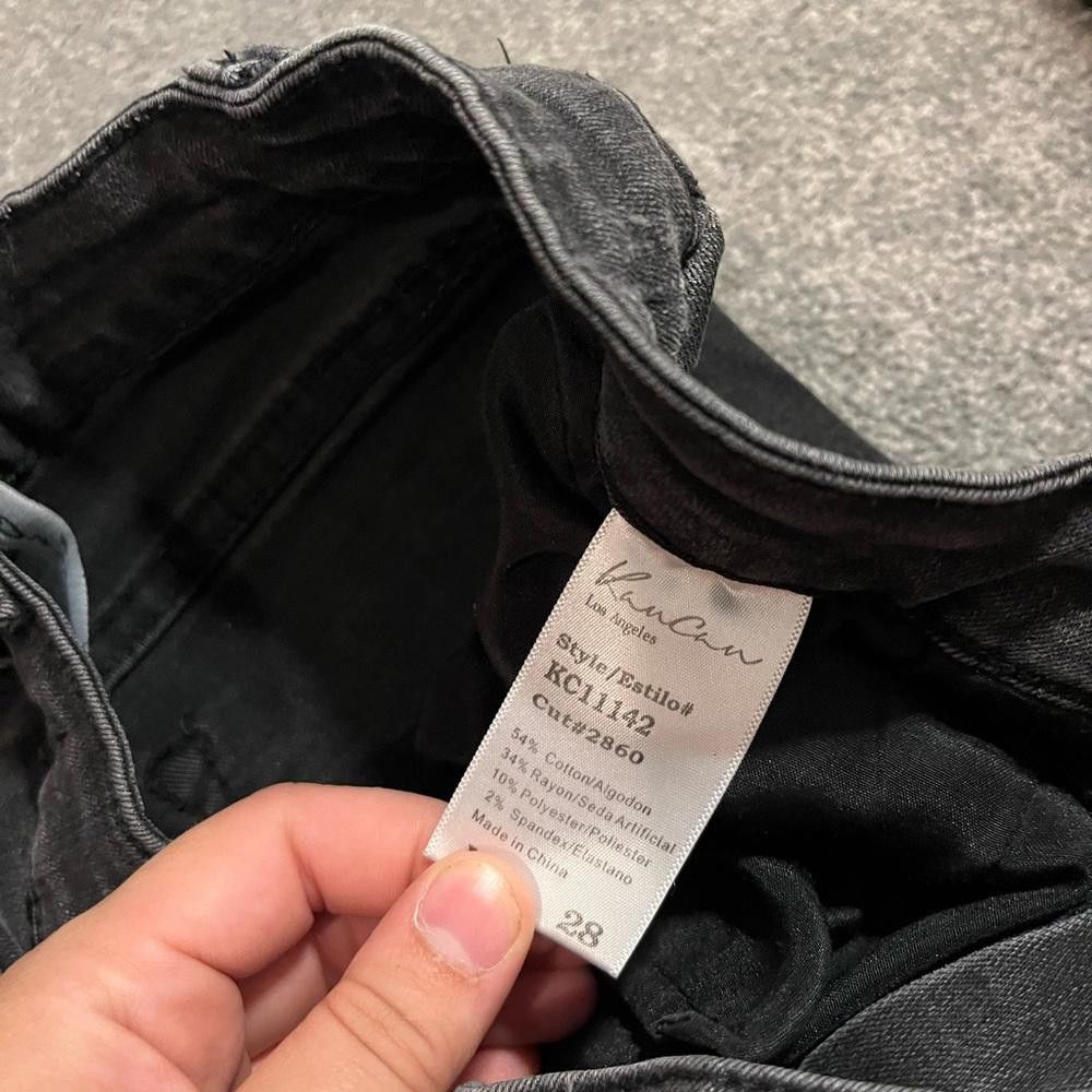 Designer Kancan black distressed short Size 28" / US 6 / IT 42 - 6 Thumbnail