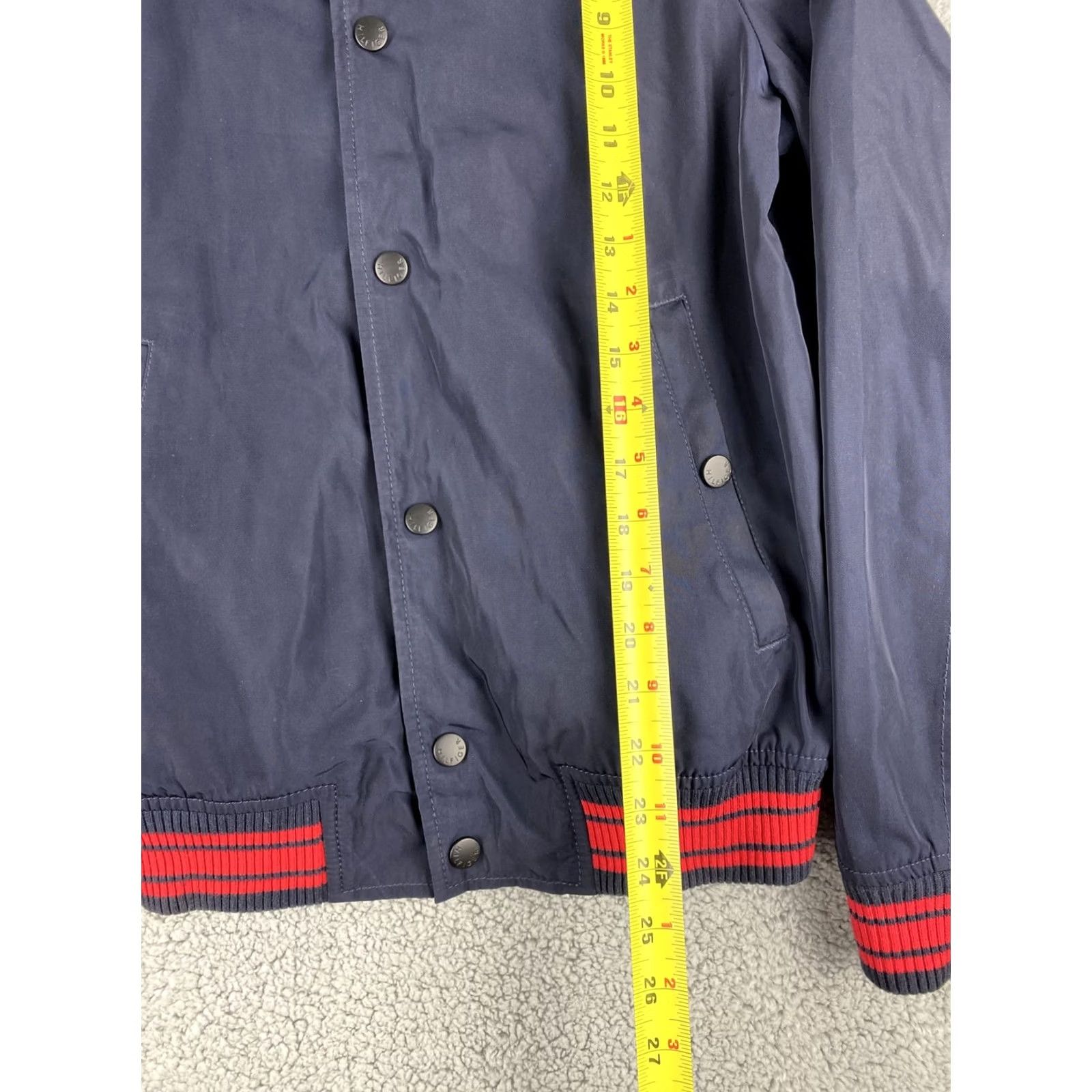 Tommy Hilfiger Tommy Hilfiger Jacket Mens XS Navy Full Zip Bomber Logo Outdoor All Seasons Casual Shoes? Size US XS / EU 42 / 0 - 5 Thumbnail