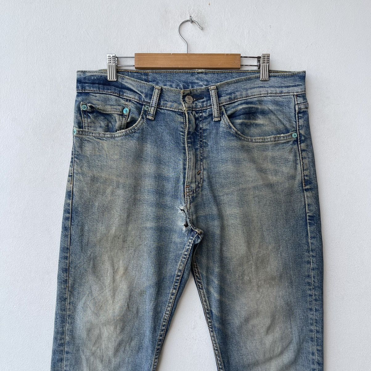 Levi's Vintage Levi's 508 Regular Taper Denim Jeans Distressed Size US 34 / EU 50 - 11 Thumbnail
