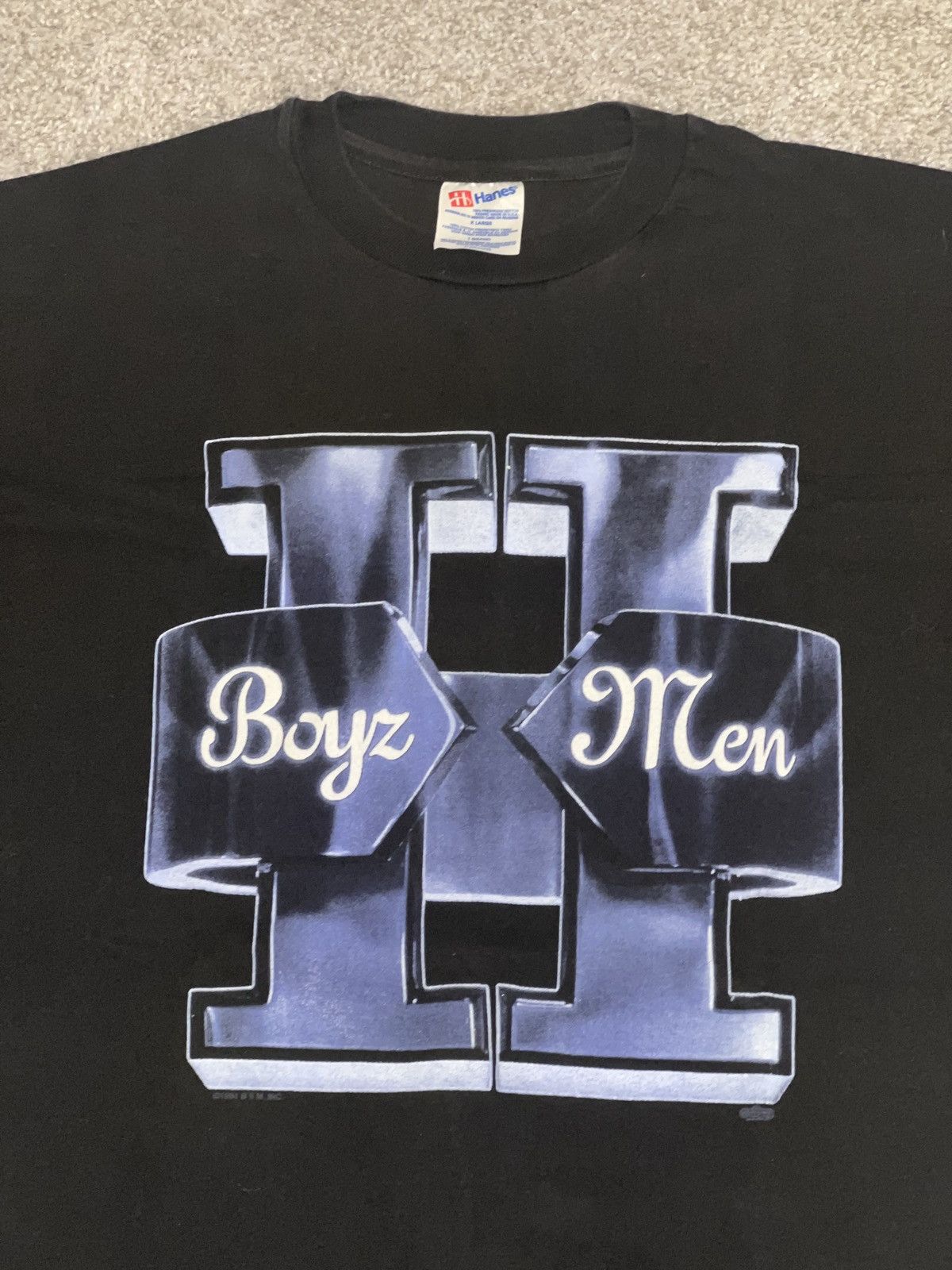 Band Tees Vintage 90s Boyz II Men Rap Tee Double Sided T-Shirt Size US XL / EU 56 / 4 - 2 Thumbnail
