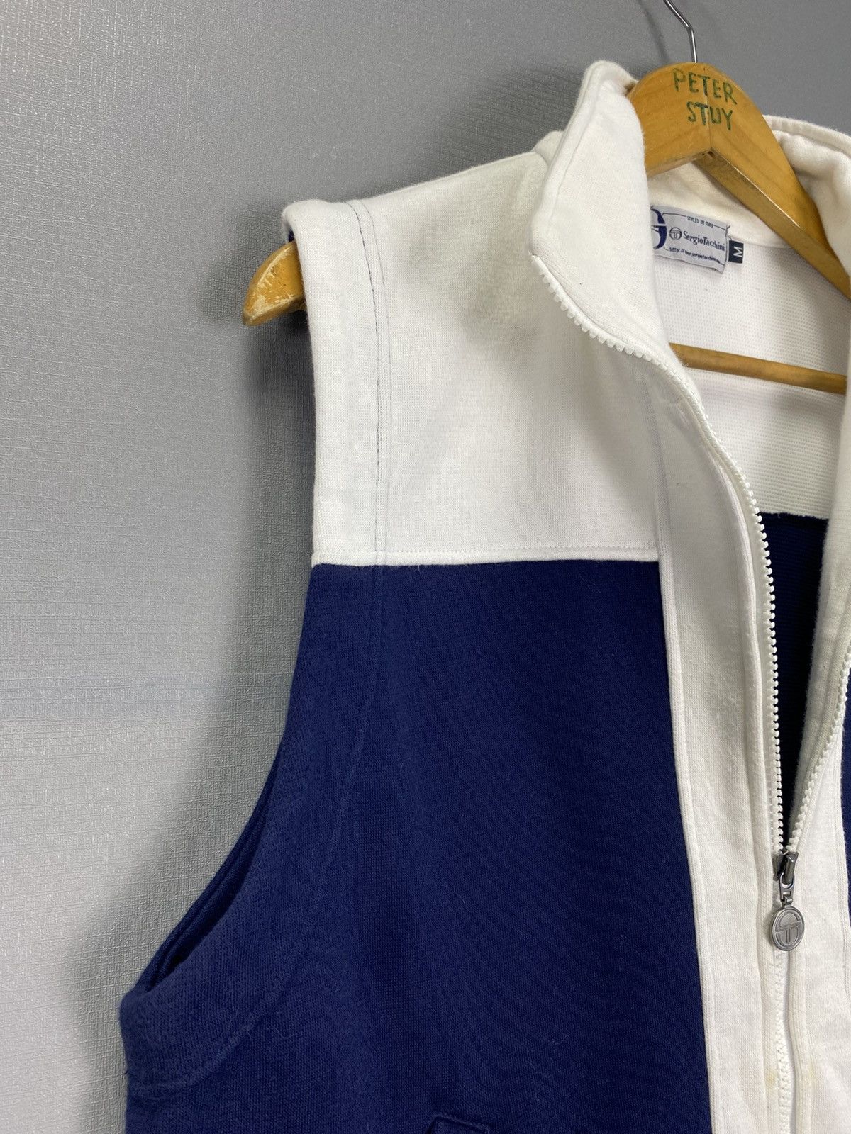Sergio Tacchini × Vintage Vintage Sergio Tacchini Zipper Vest Size US M / EU 48-50 / 2 - 5 Thumbnail