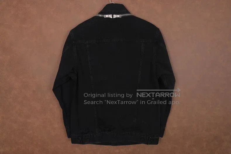 Alexander Wang Alexander Wang Black Denim Cold Shoulder Jacket. Size US XS / EU 42 / 0 - 3 Thumbnail