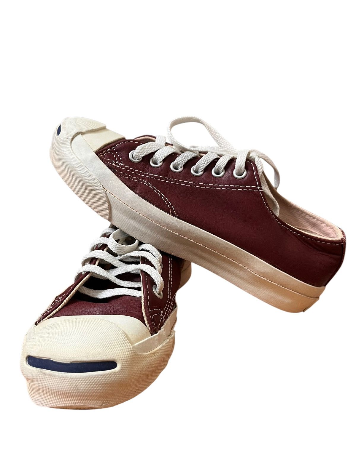 Converse × Vintage Vintage 90’s Converse Jack Purcell Sneakers Size US 4.5 / IT 34.5 - 6 Thumbnail