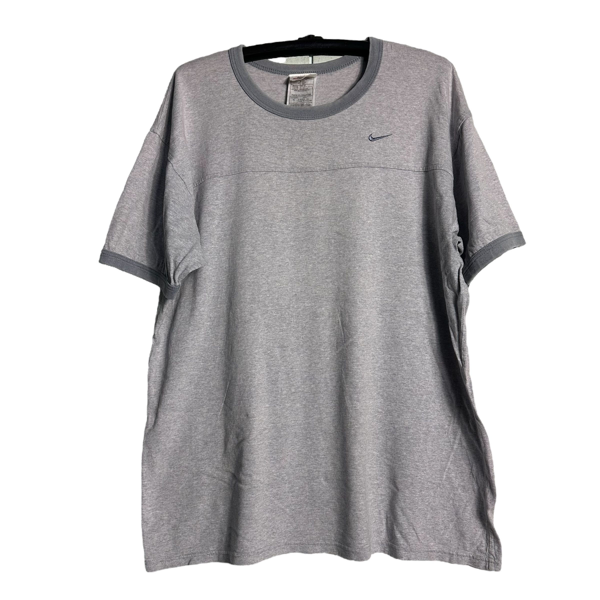 Nike 🔥RARE🔥Vintage Nike Swoosh Ringer T-shir Size US XL / EU 56 / 4 - 1 Thumbnail