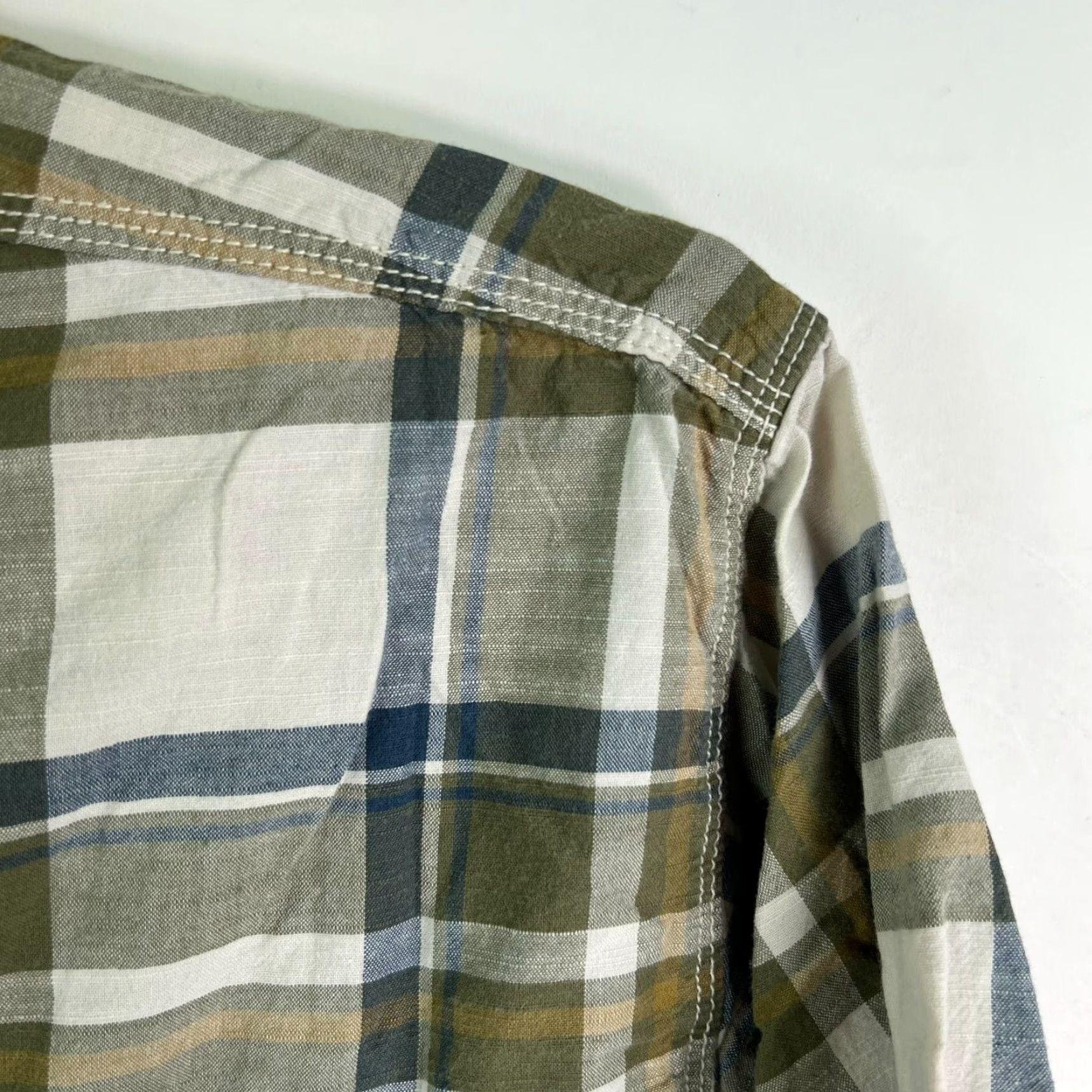 Vintage RedHead Shirt Plaid Button-Up Short Sleeve Men Size L Green Size US L / EU 52-54 / 3 - 2 Thumbnail