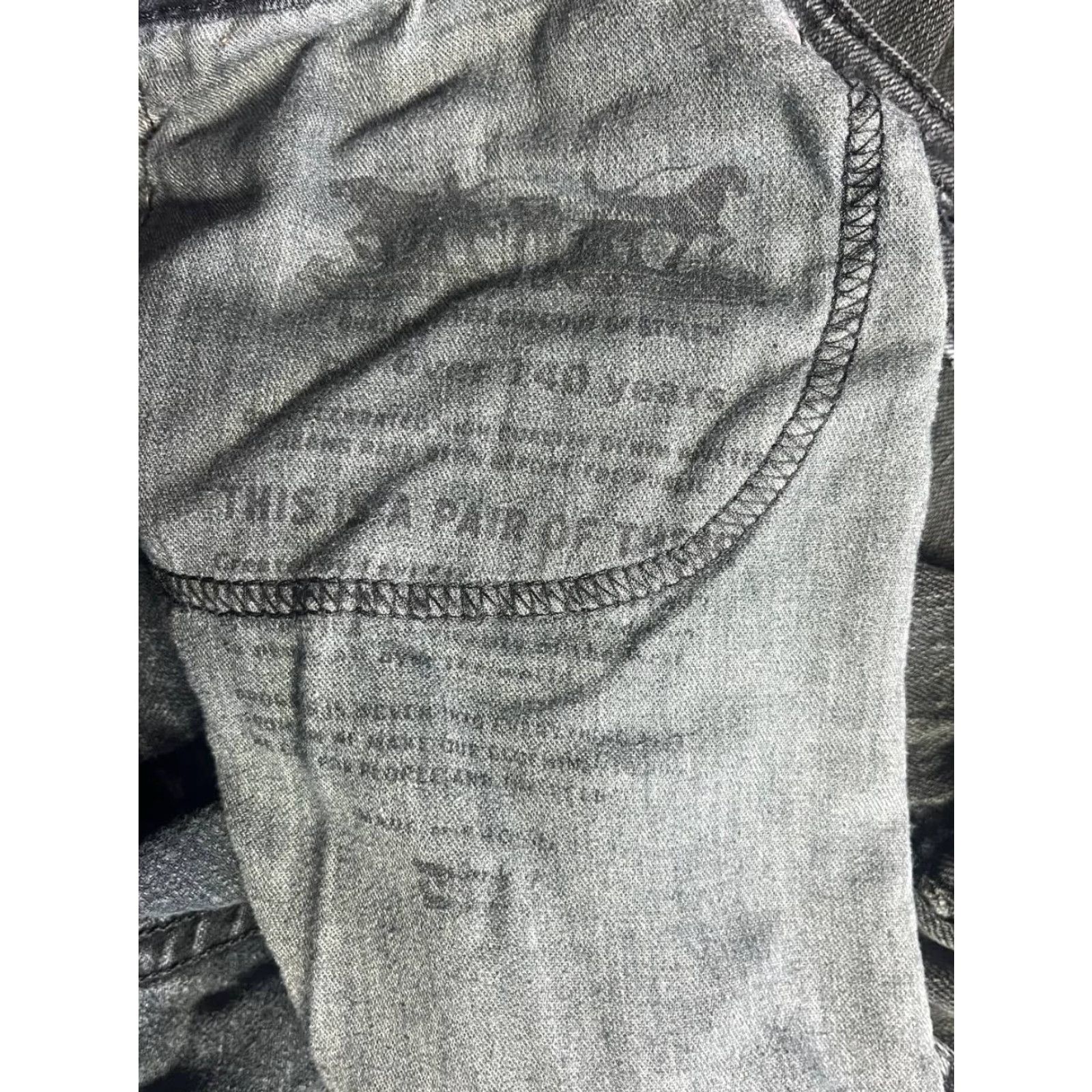 Levi's VINTAGE Levi's 511 Jeans Denim Cotton Black 32x30 Men Regular Straight USA 501 Series Levi'S Model 511 Size 32x30 Men Size US 32 / EU 48 - 5 Thumbnail
