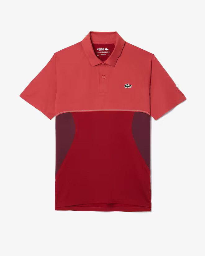 Lacoste o1s22i1n1124 Ultra-Dry Sport Polo Shirt in Red Size US M / EU 48-50 / 2 - 1 Thumbnail